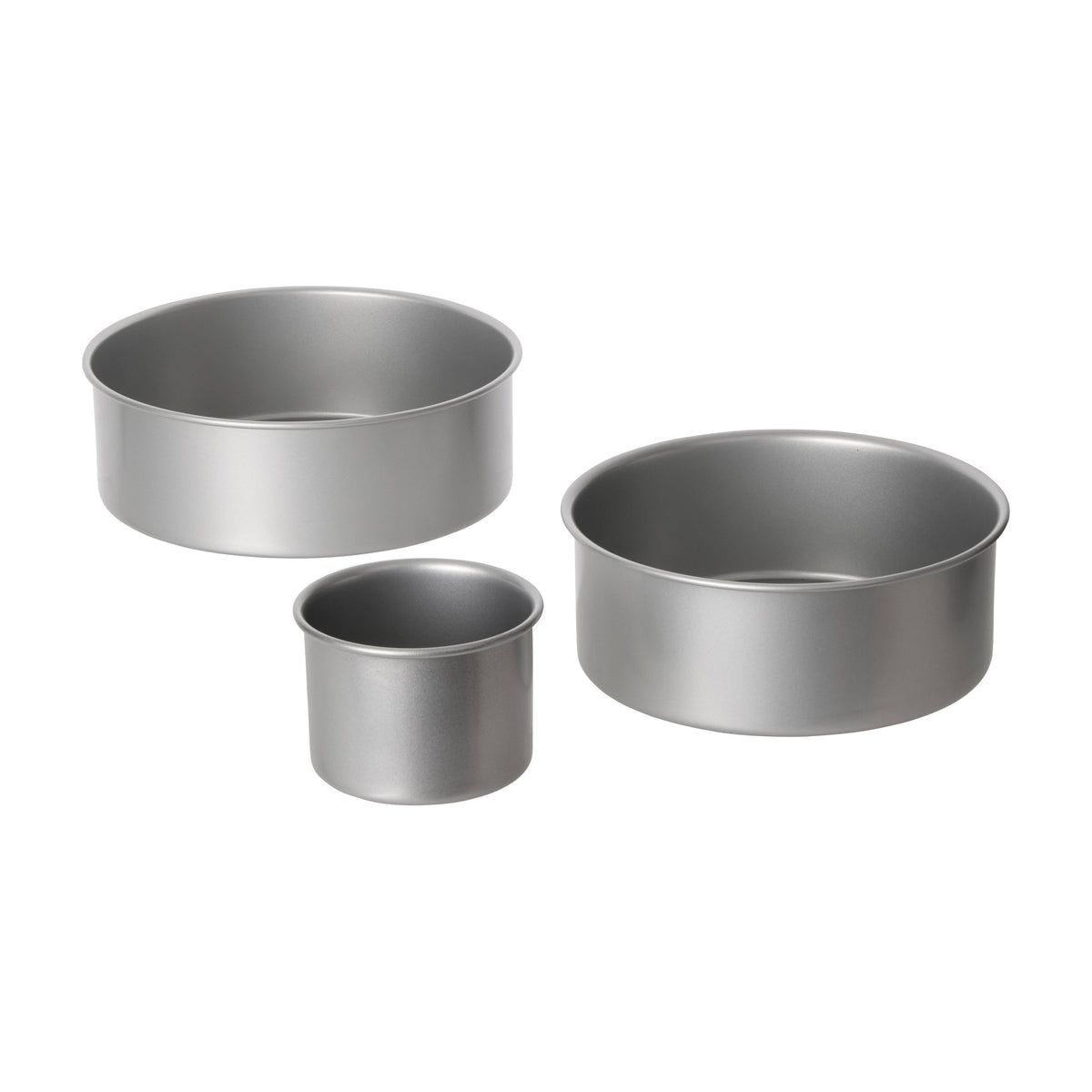Davis & Waddell Non-Stick Round Cake Pan 3pcs Set Cream
