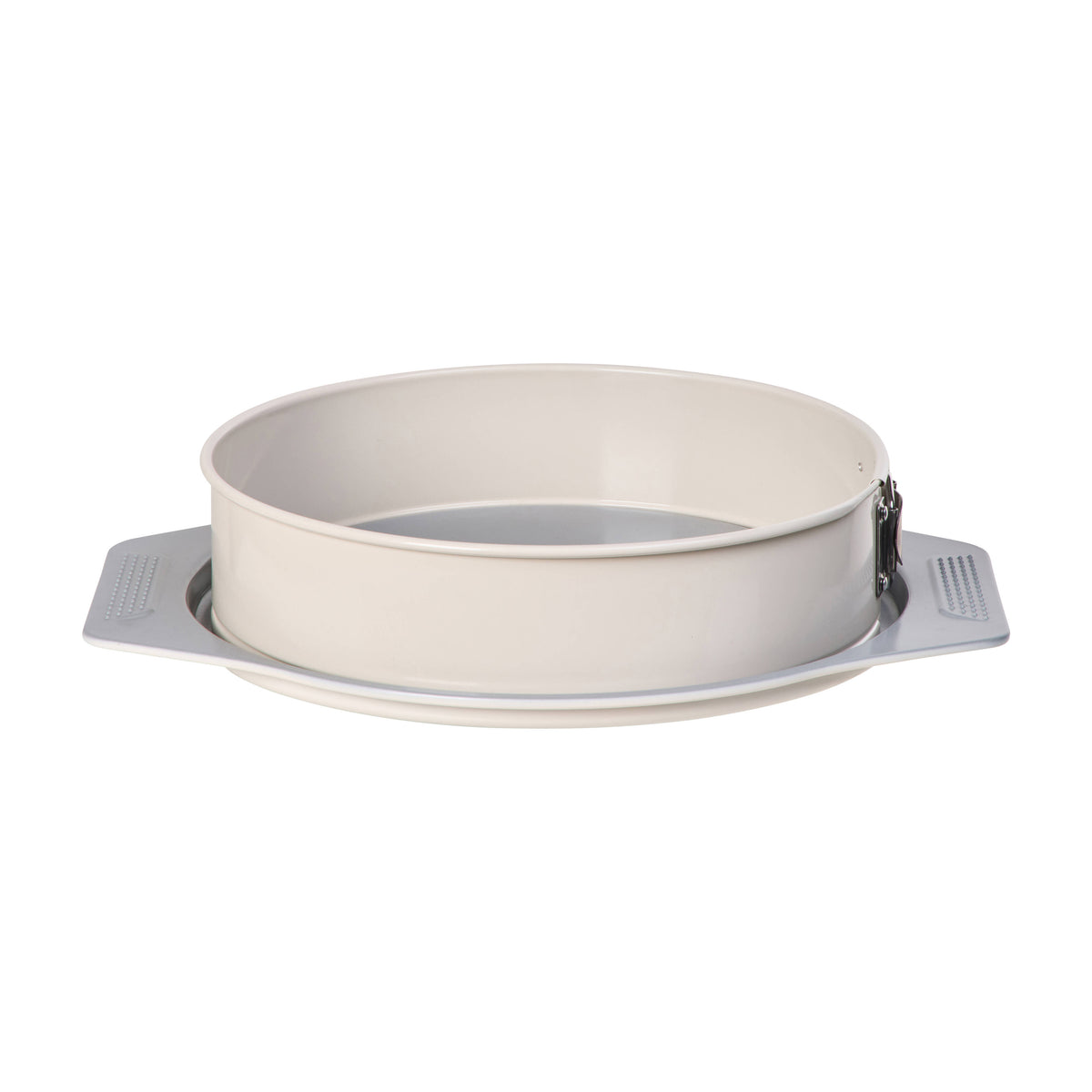 Davis & Waddell Ceramic Non-Stick Springform Round Cake Pan Cream