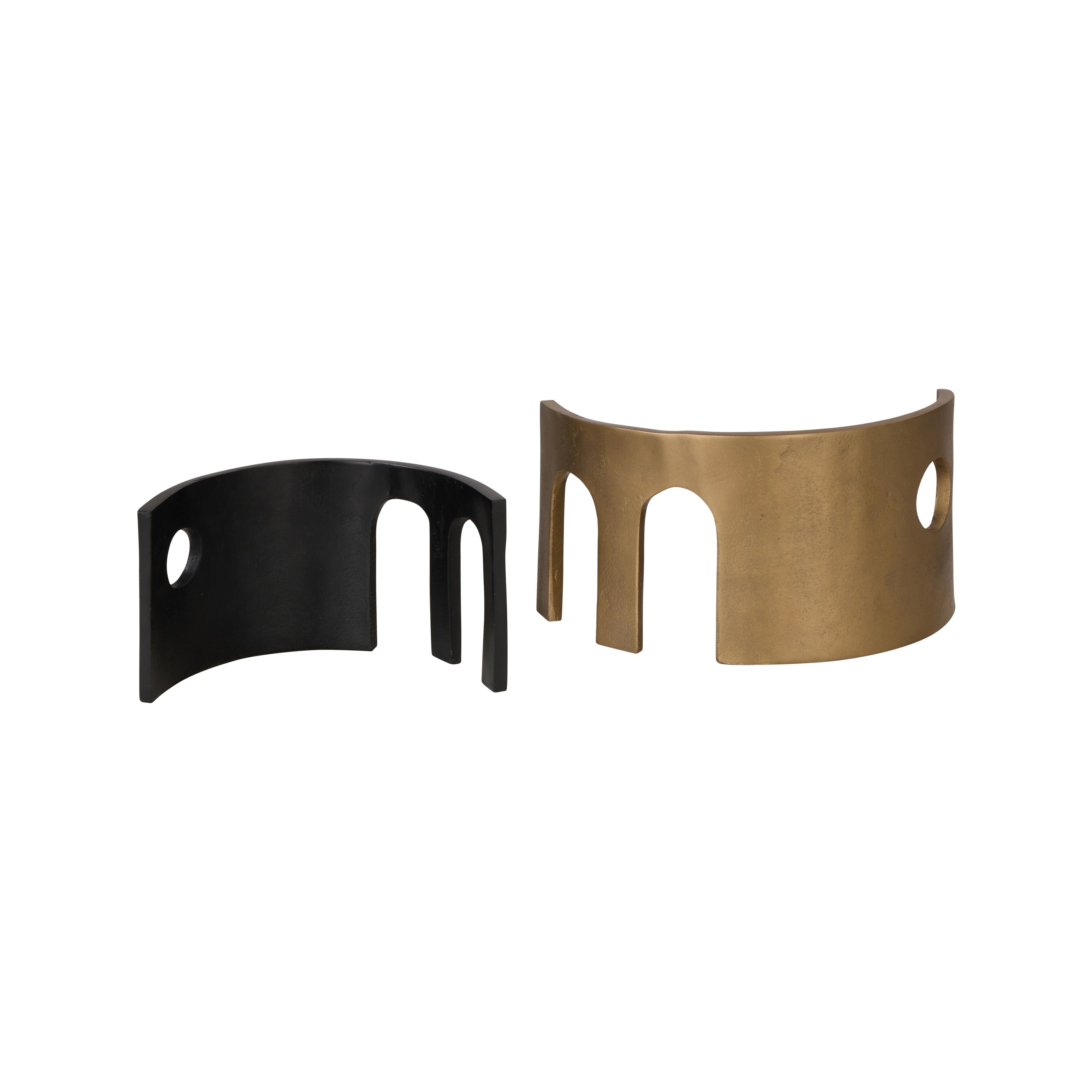 Grand Designs Oculus Forms Sculpture Antique Brass