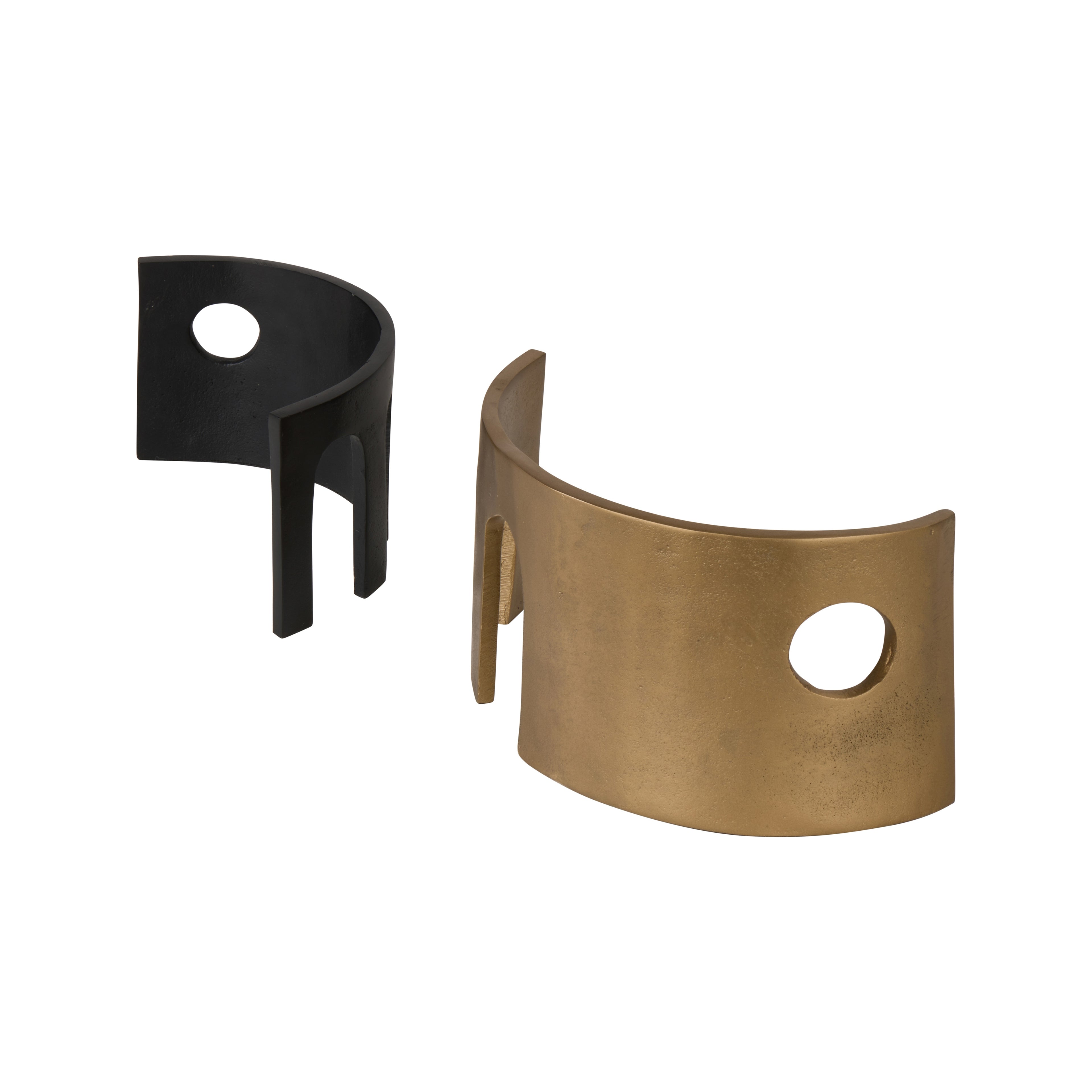 Grand Designs Oculus Forms Sculpture Antique Brass