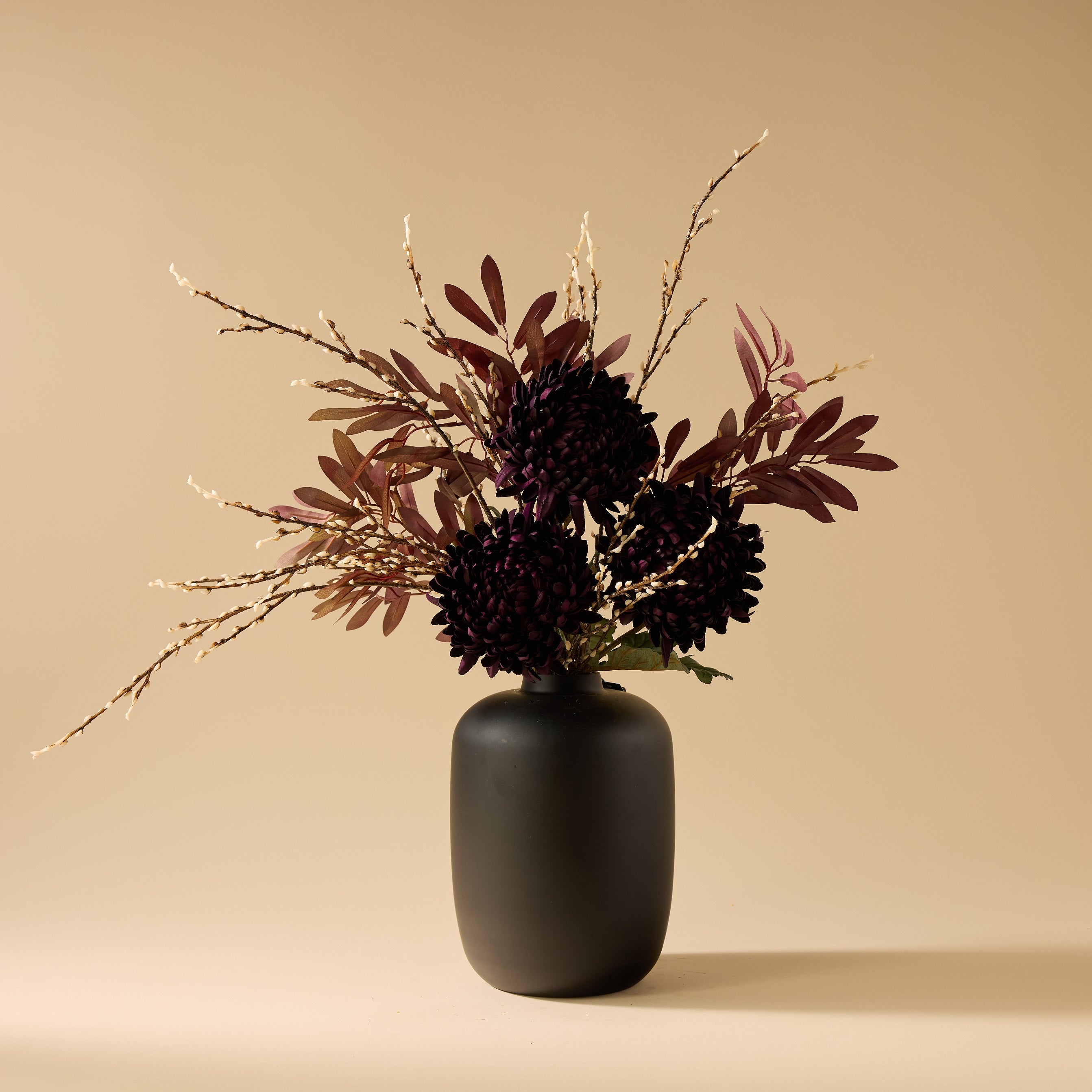 Faux Chrysanthemum Stem | Purple - 76cm