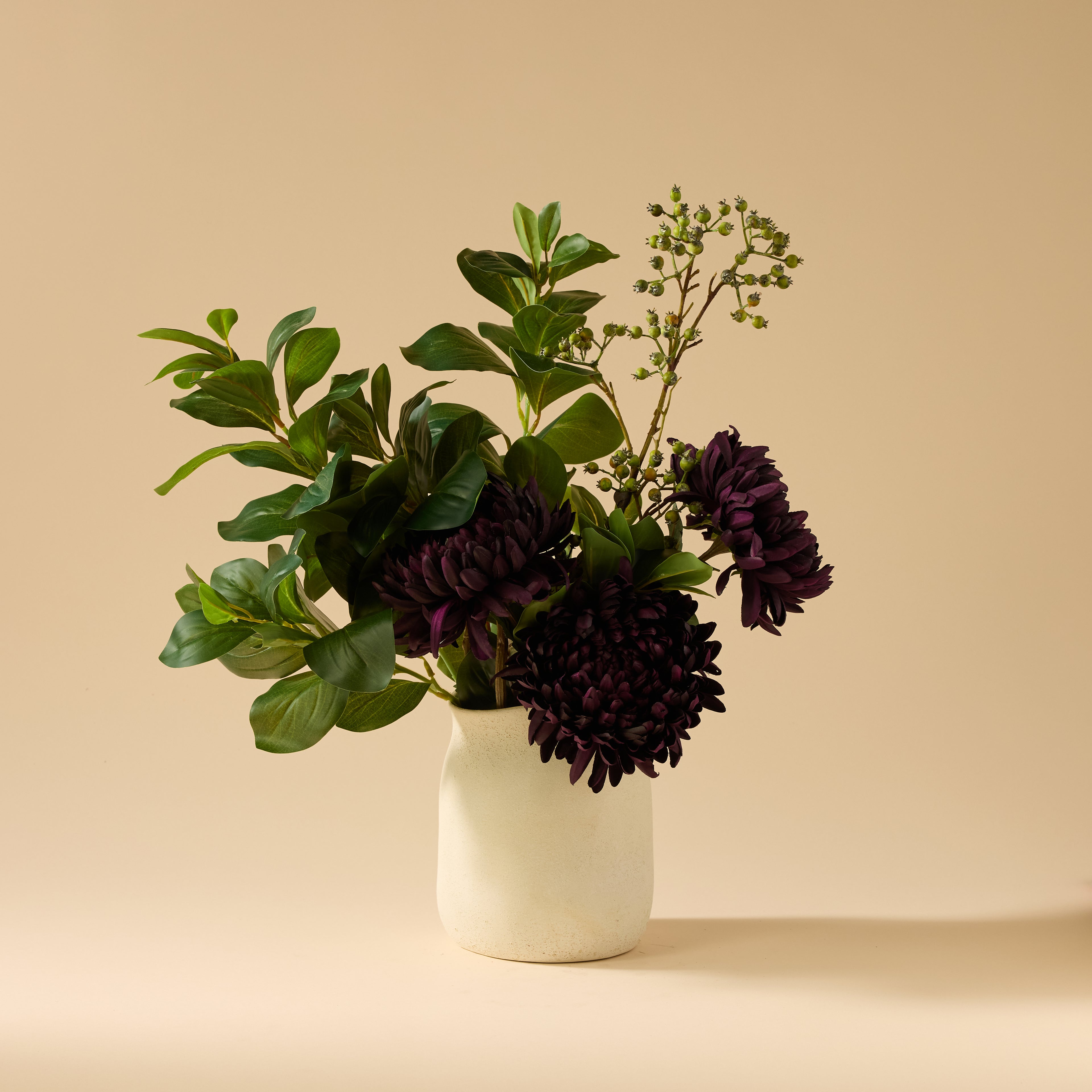 Faux Chrysanthemum Stem | Purple - 76cm