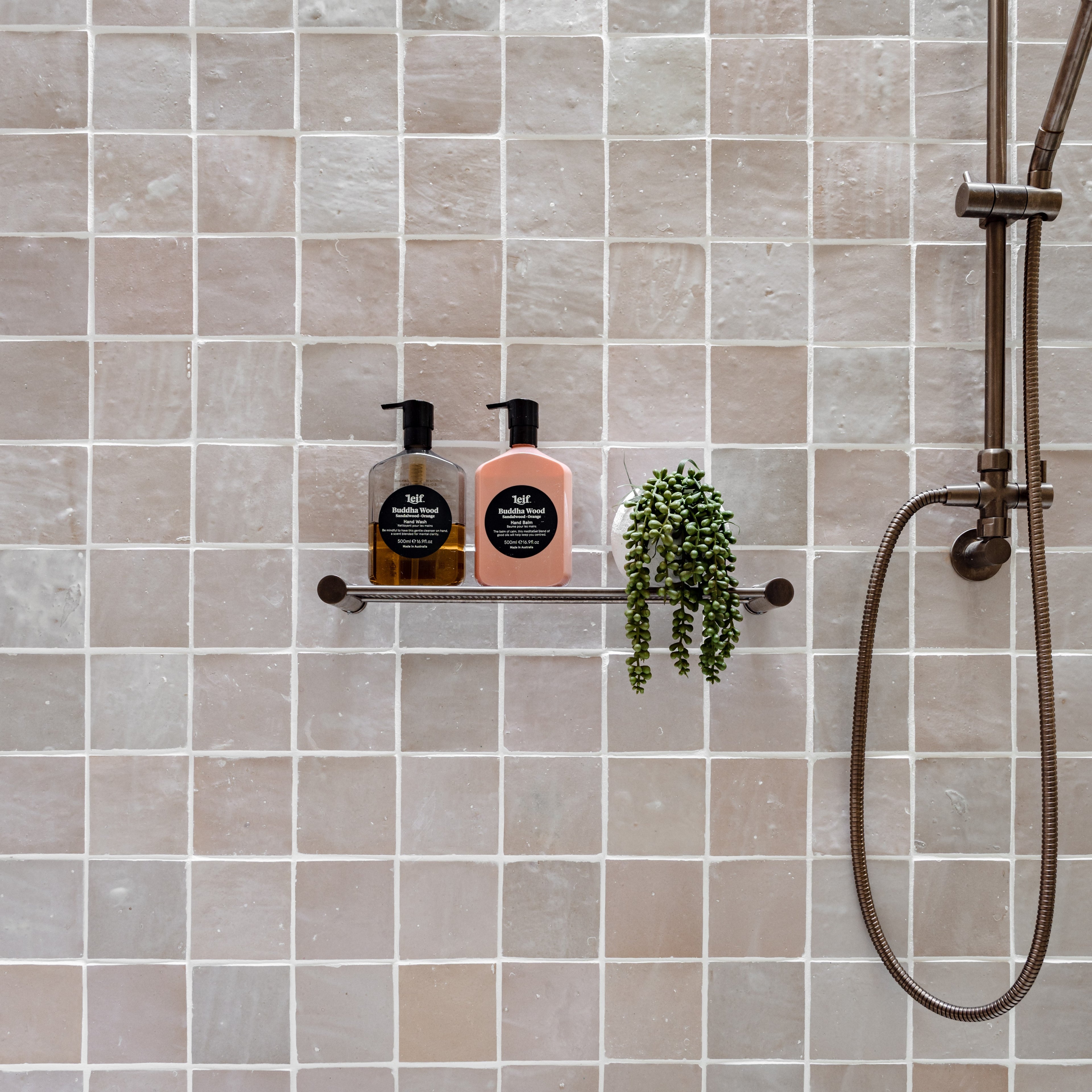 Faux String of Pearls - Ithaca Round Pot | White - 27cm