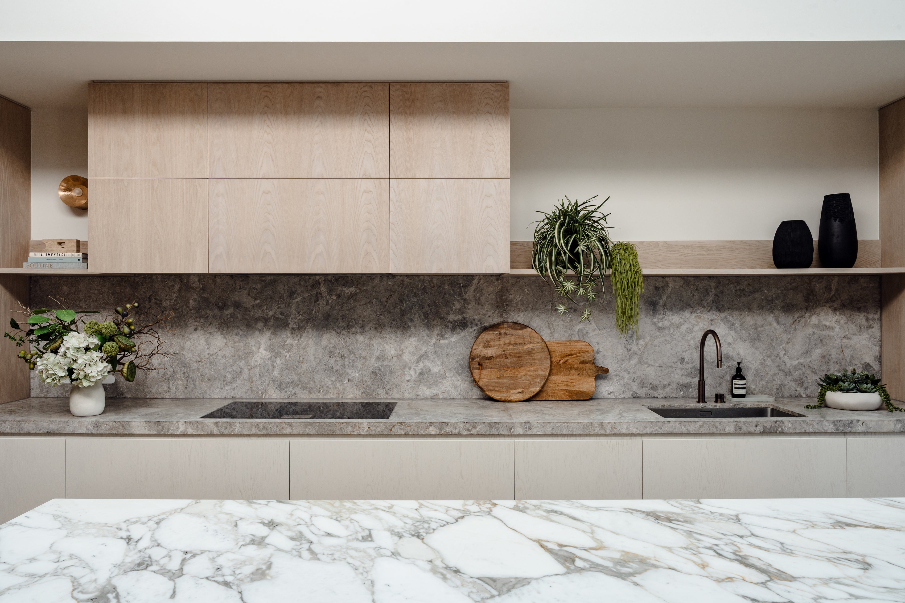 Faux Spider Plant - Garden Pot | 65cm