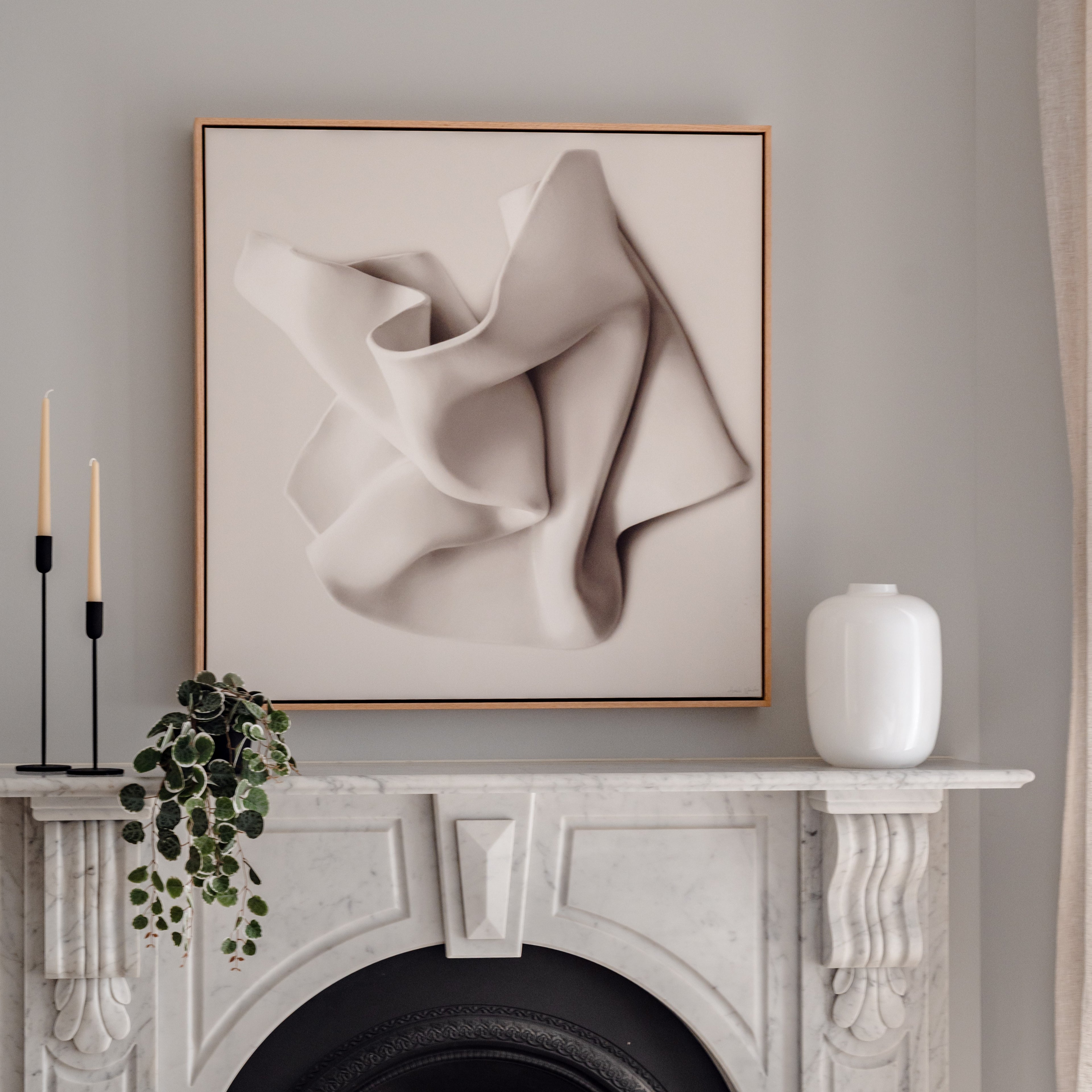 Sophie Vase Tall | White - 27cm