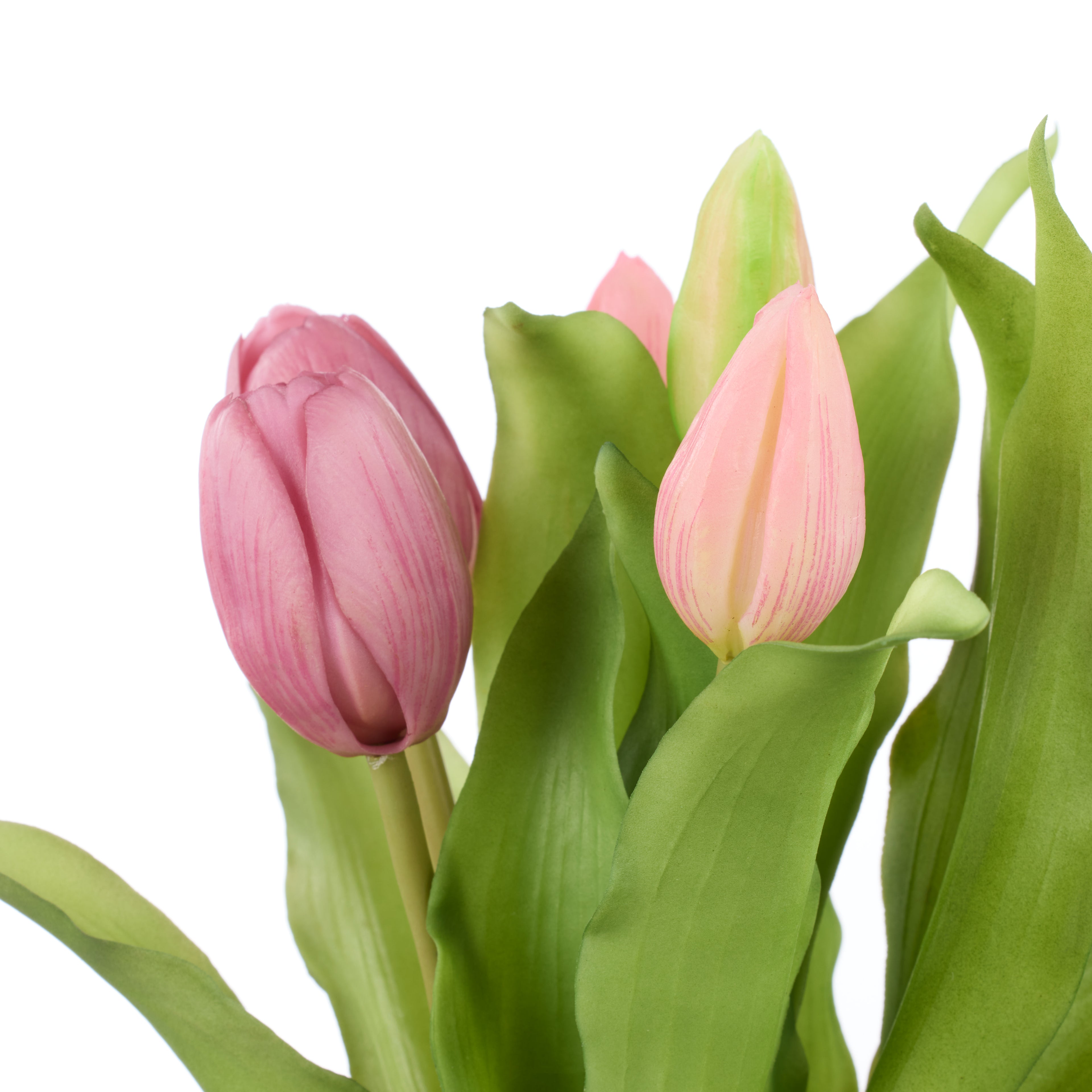 Faux Tulip Bunch | Pink - 30cm