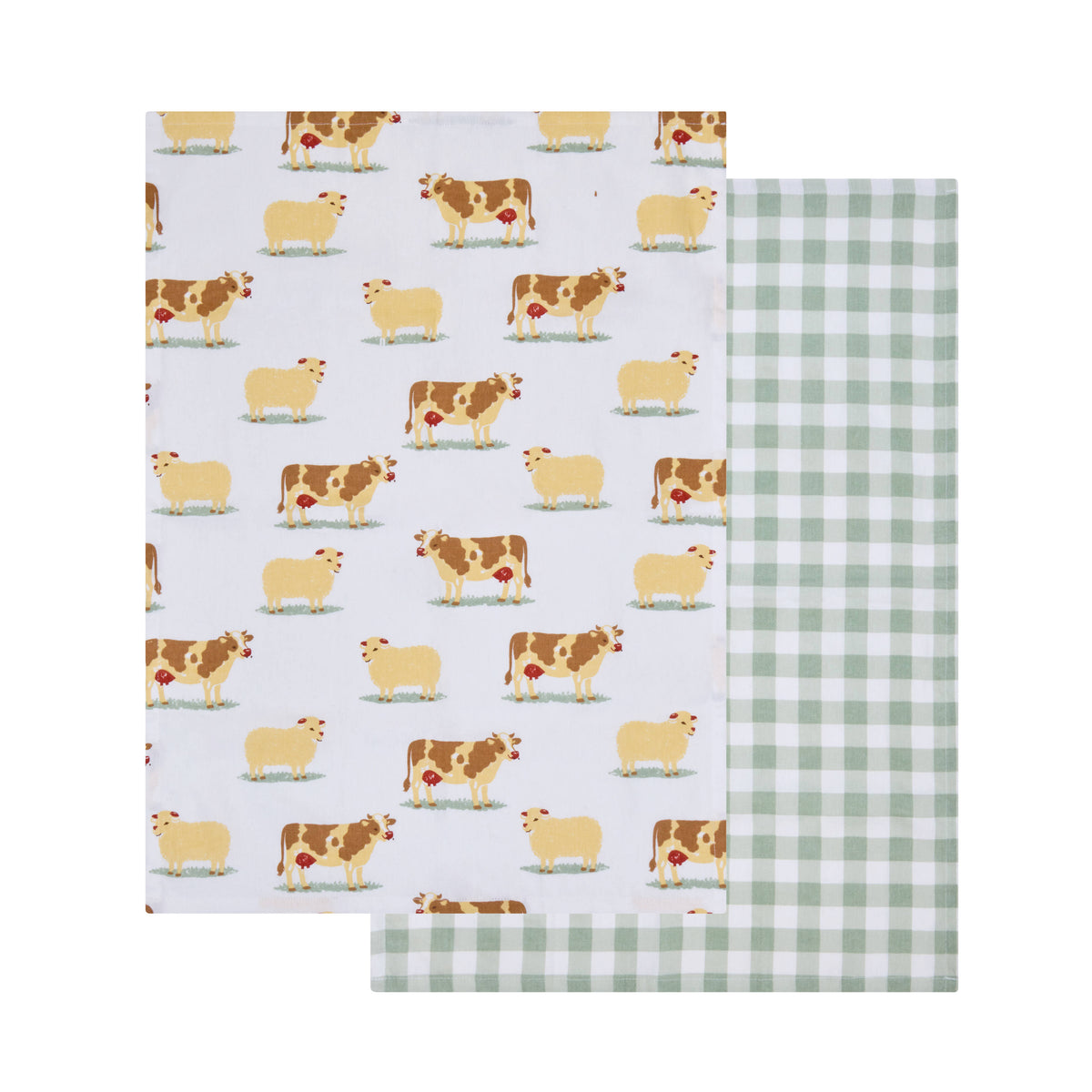 Davis & Waddell Homestead Tea Towel 2pcs Set Multi-Coloured