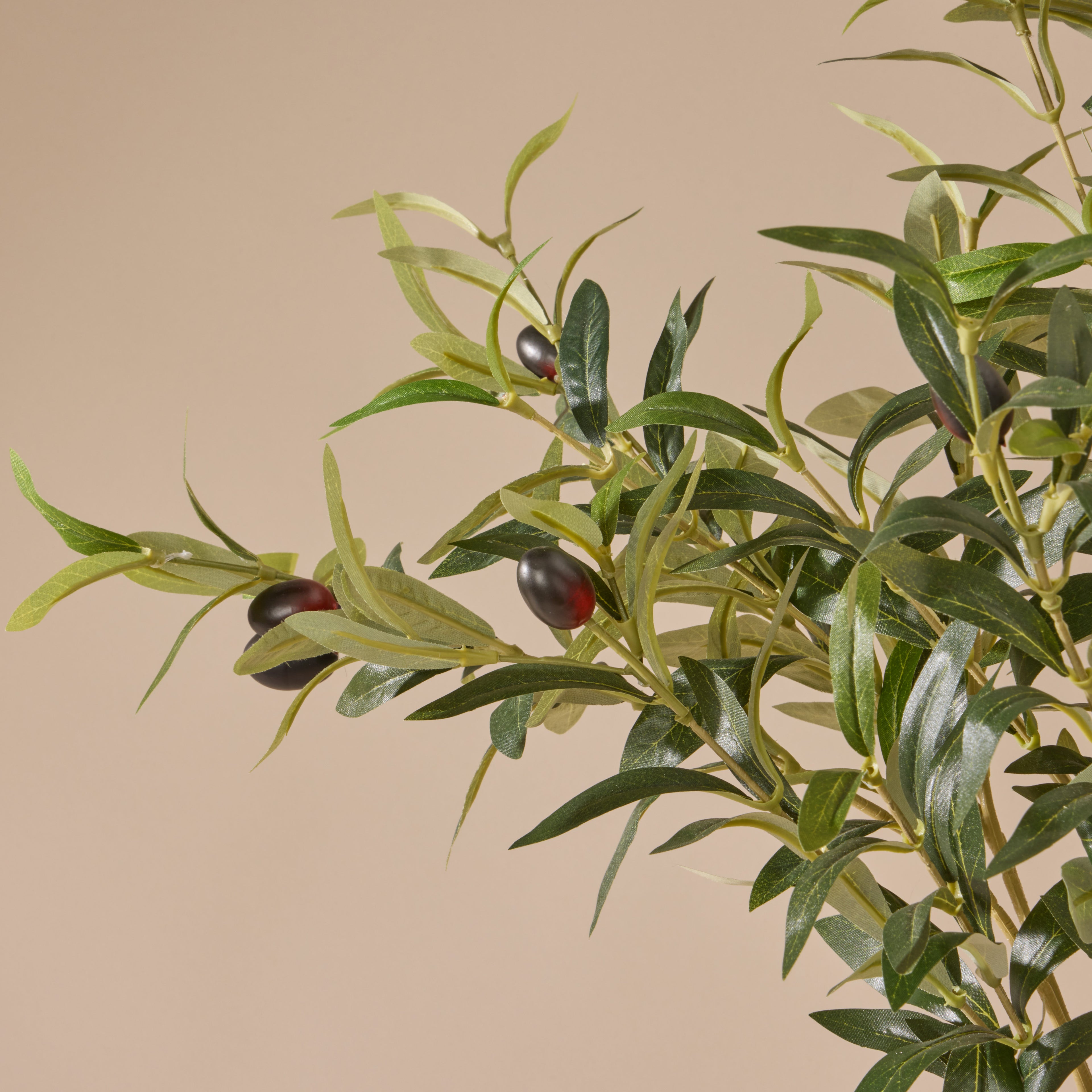 Faux Olive - Dansk Ribbed Vase | Natural - 70cm