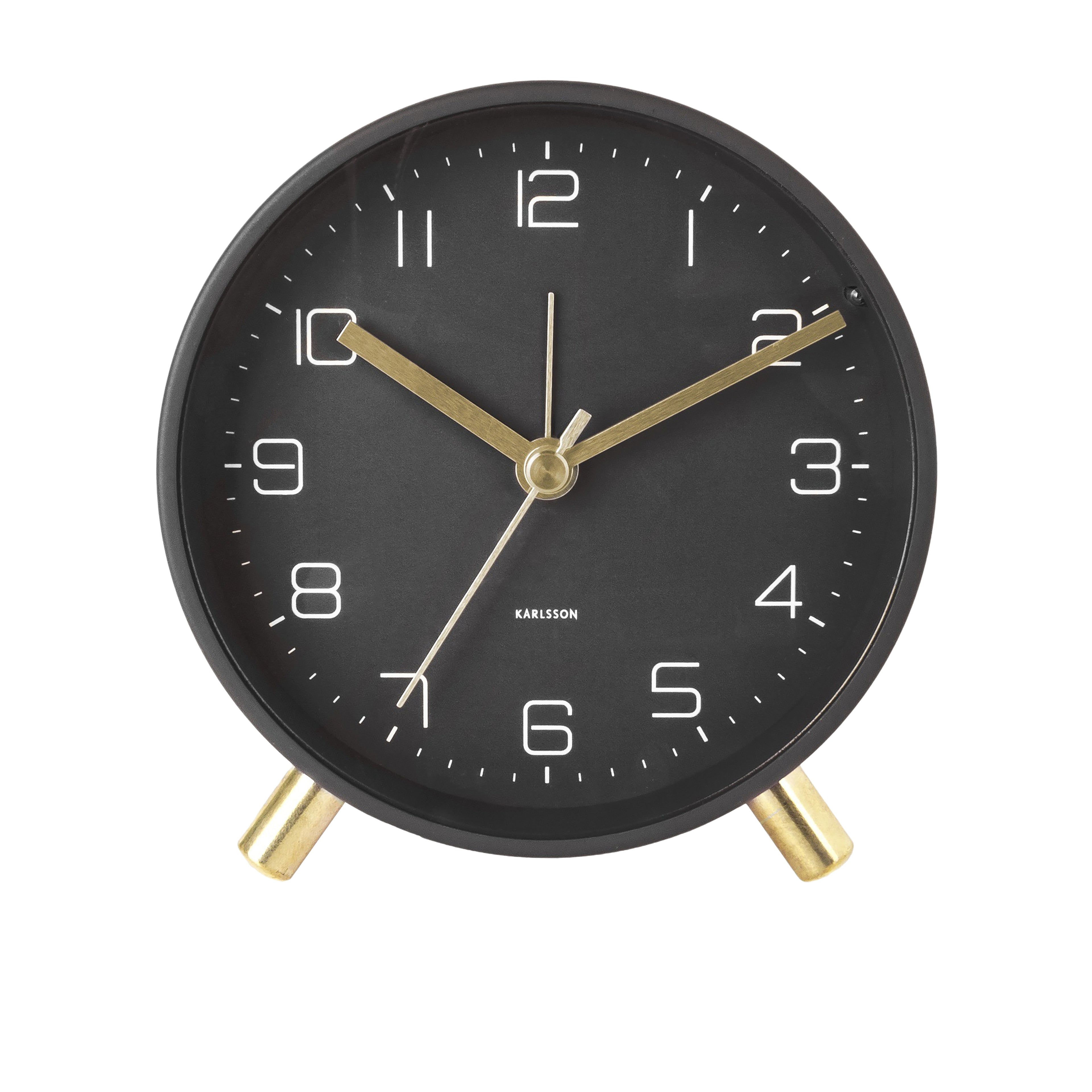 Karlsson Lofty Alarm Clock Black