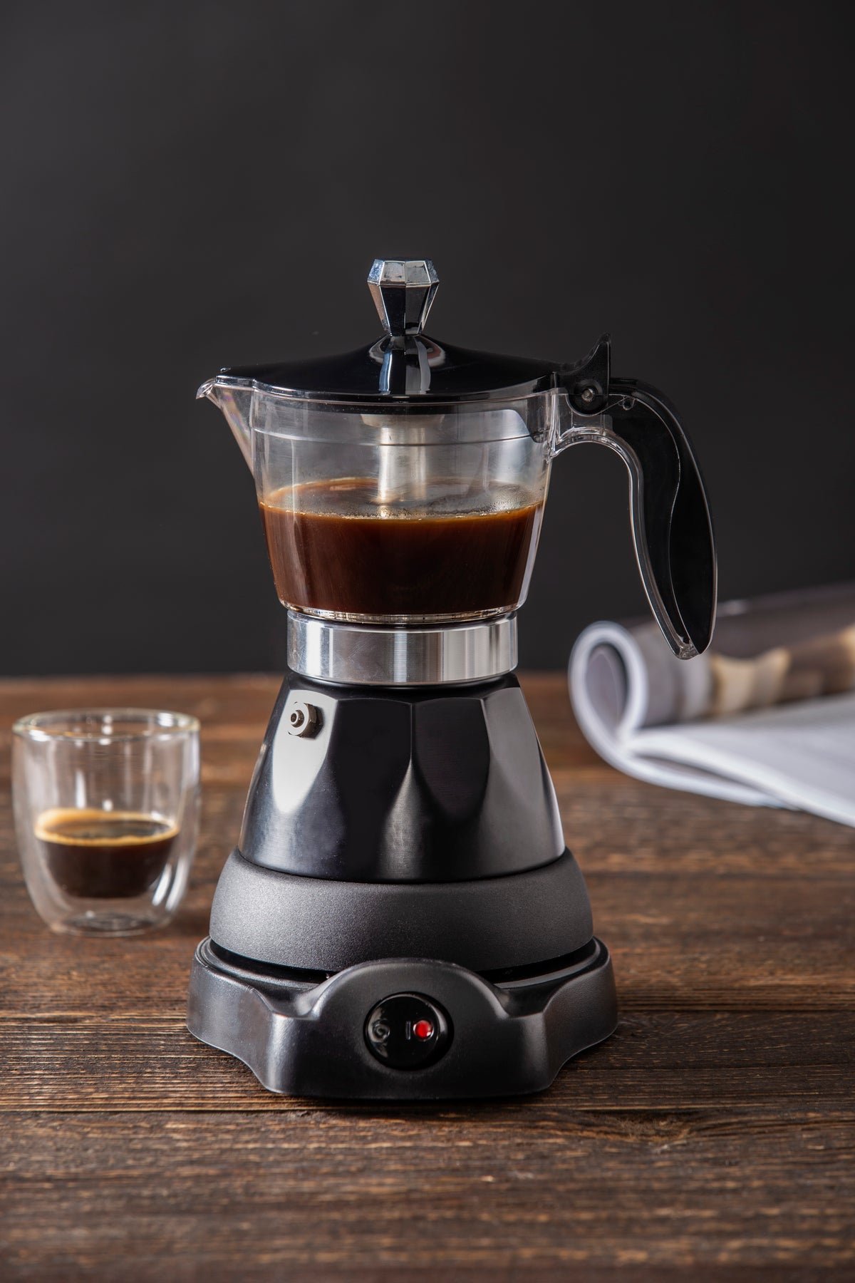 Leaf & Bean Electric Espresso Maker Black