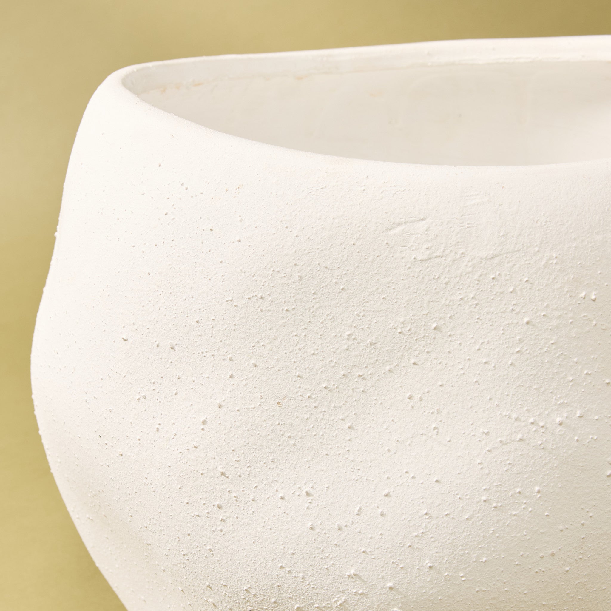 Lyon Organic Planter | White - 30cm