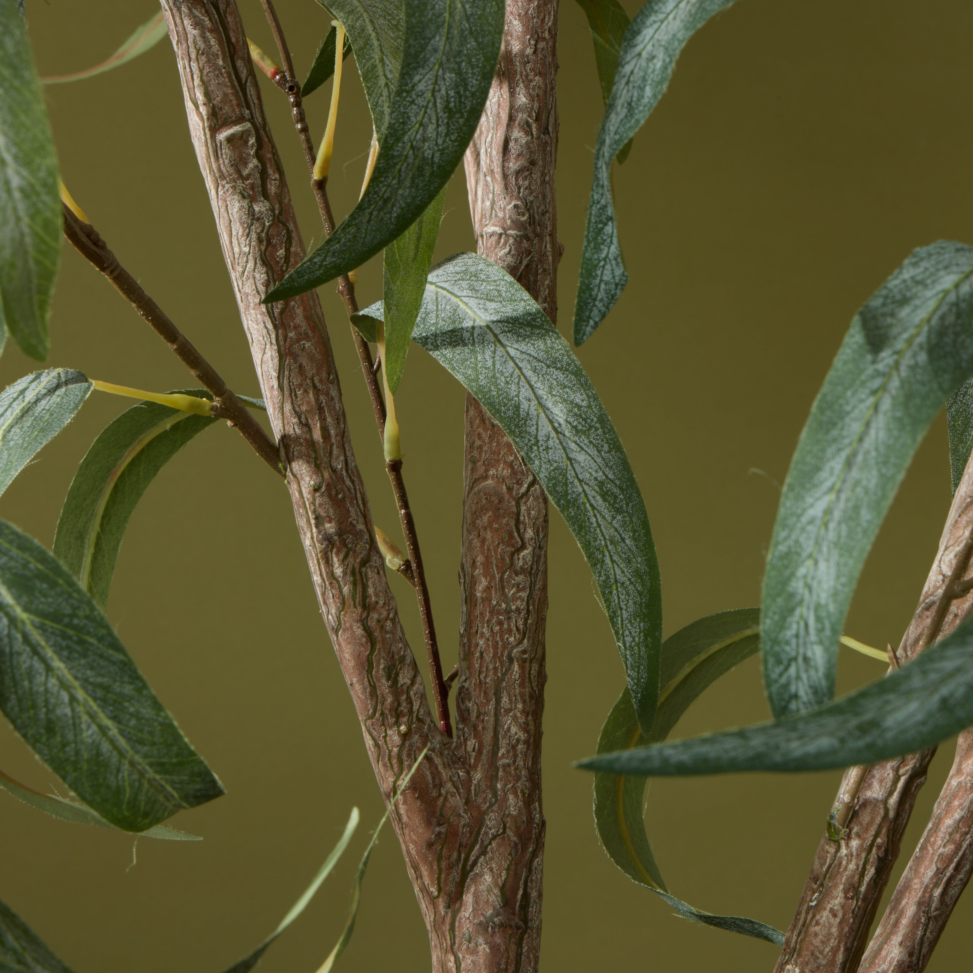 Faux Eucalyptus Tree - Vienna Planter Set of 3 | White