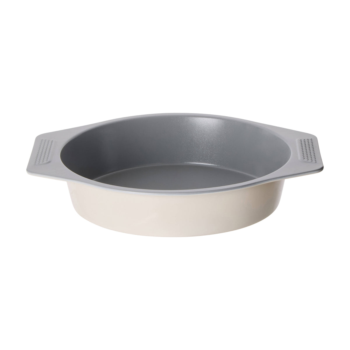 Davis & Waddell Ceramic Non-Stick Round Baking Pan Cream