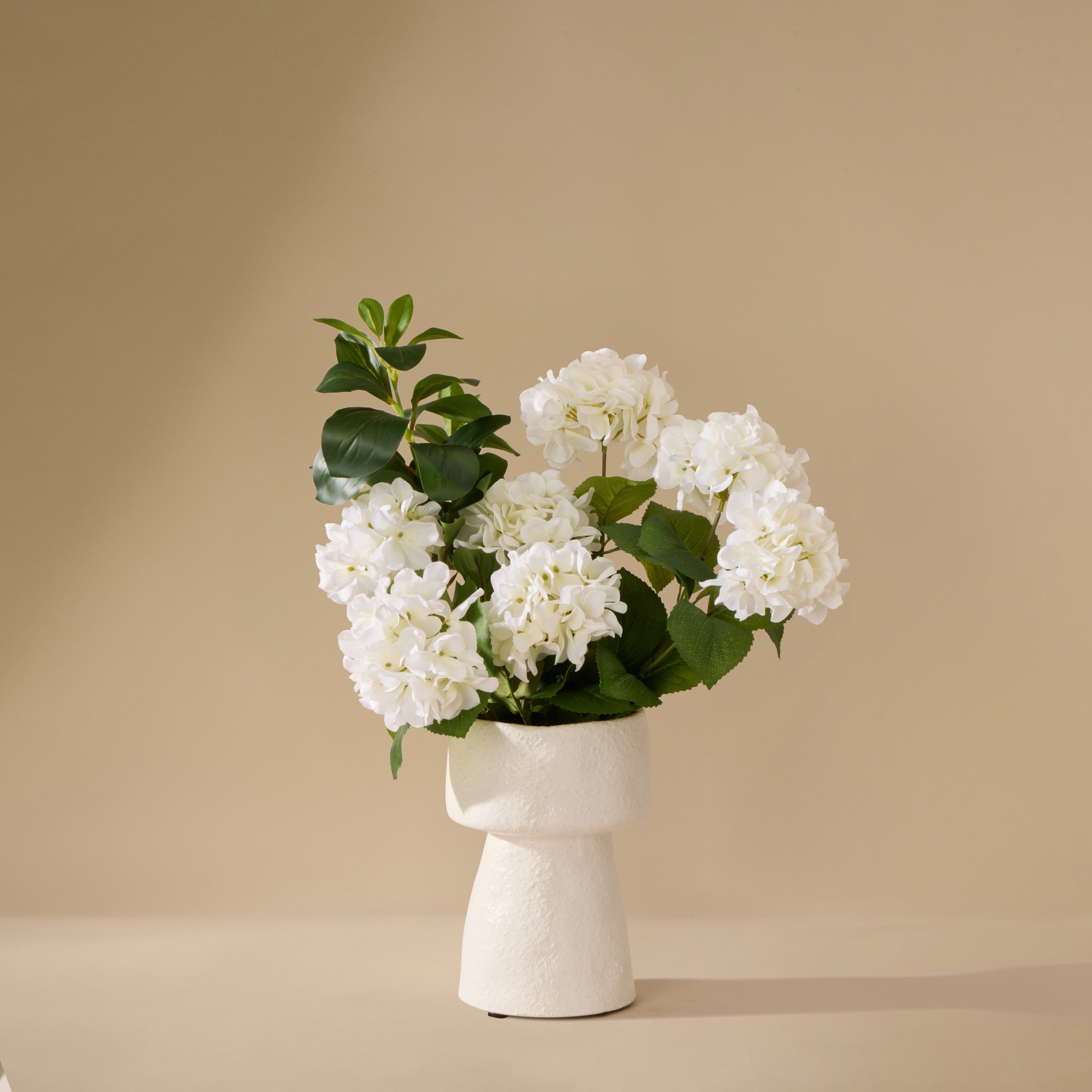 Faux Hydrangea Mix - Kensington | White - 64cm