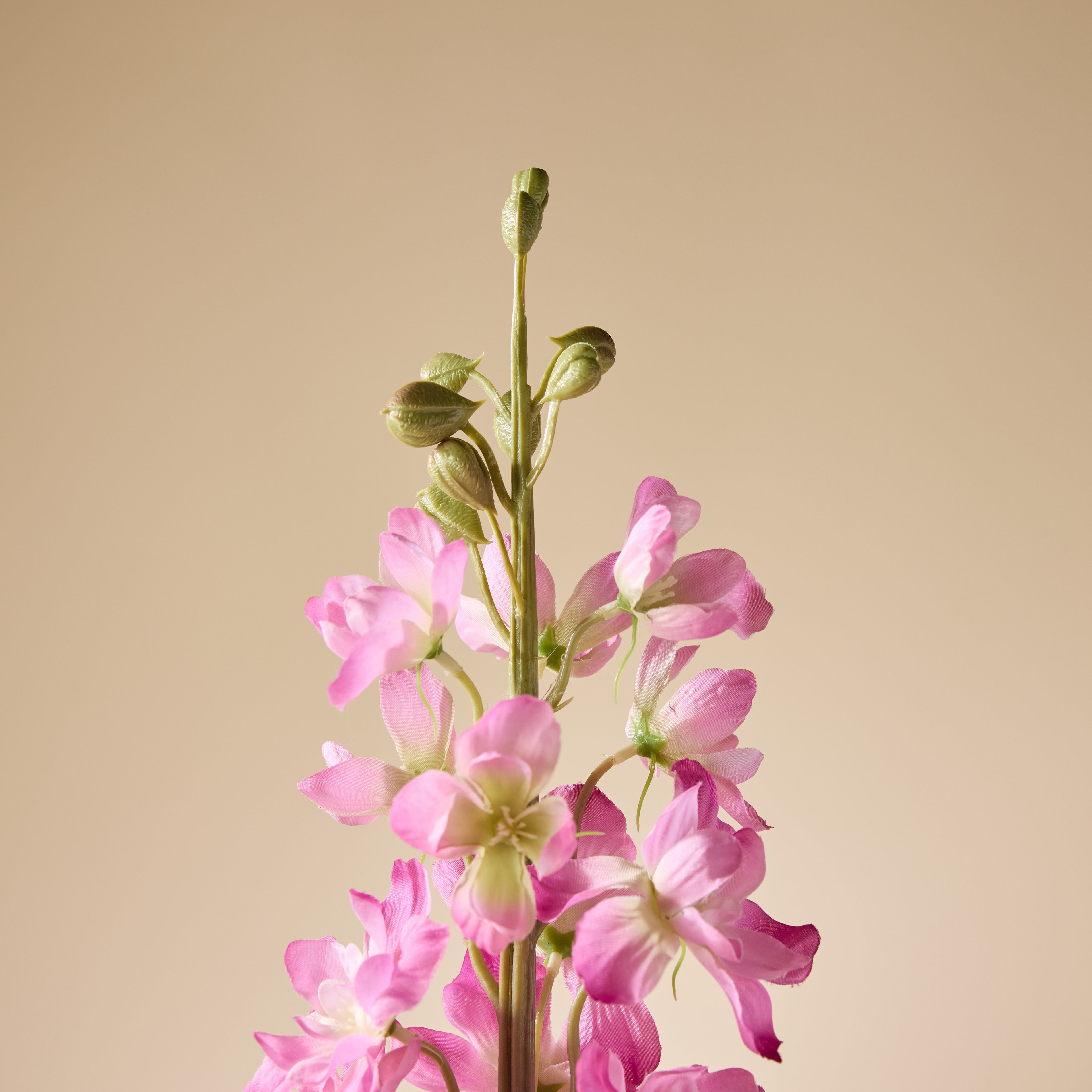 Faux Delphinium Stem | Pink - 81cm