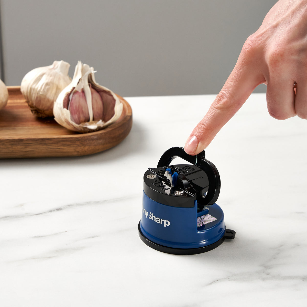 AnySharp Classic Knife Sharpener Blue & Black