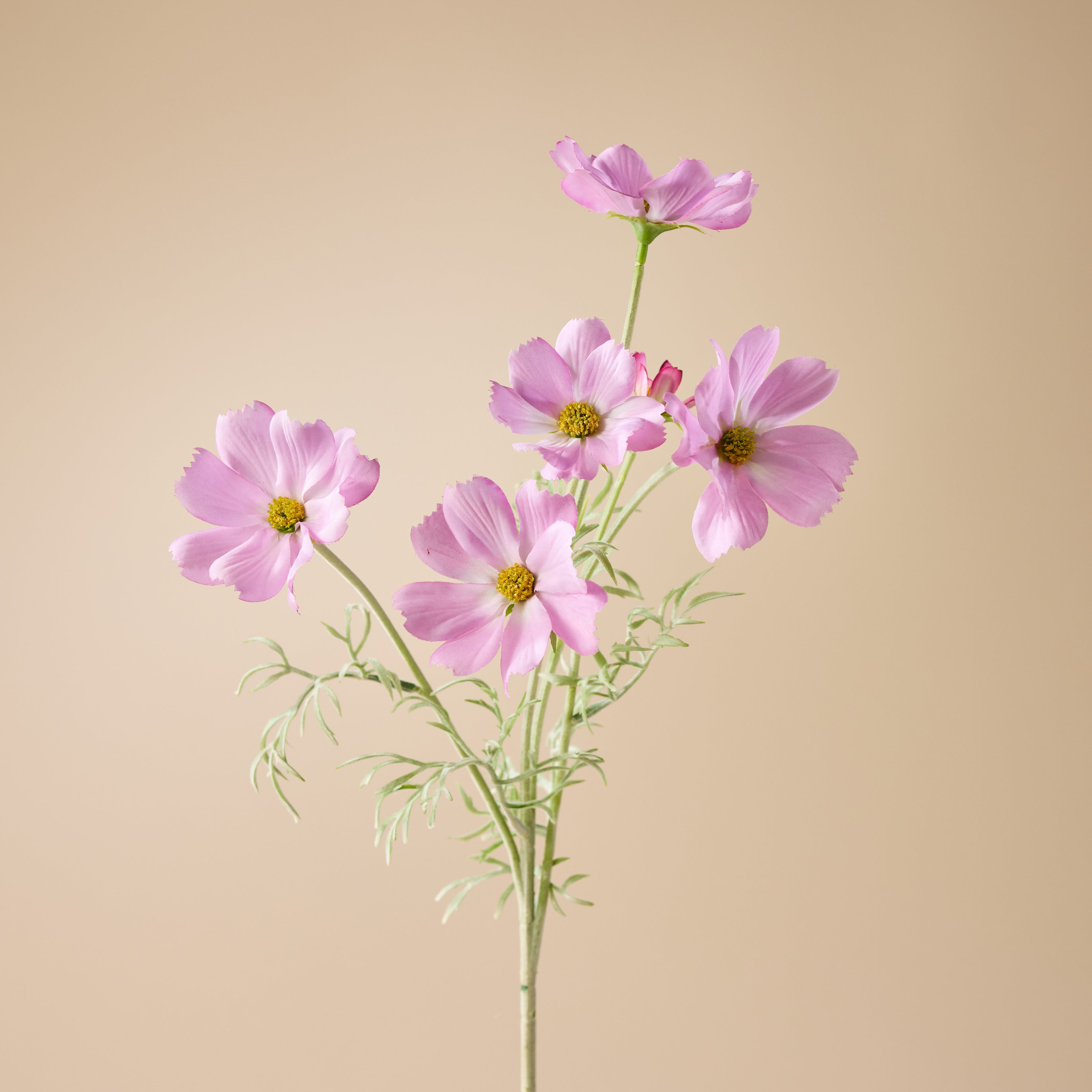 Faux Cosmos Flower Spray | Pink - 62cm