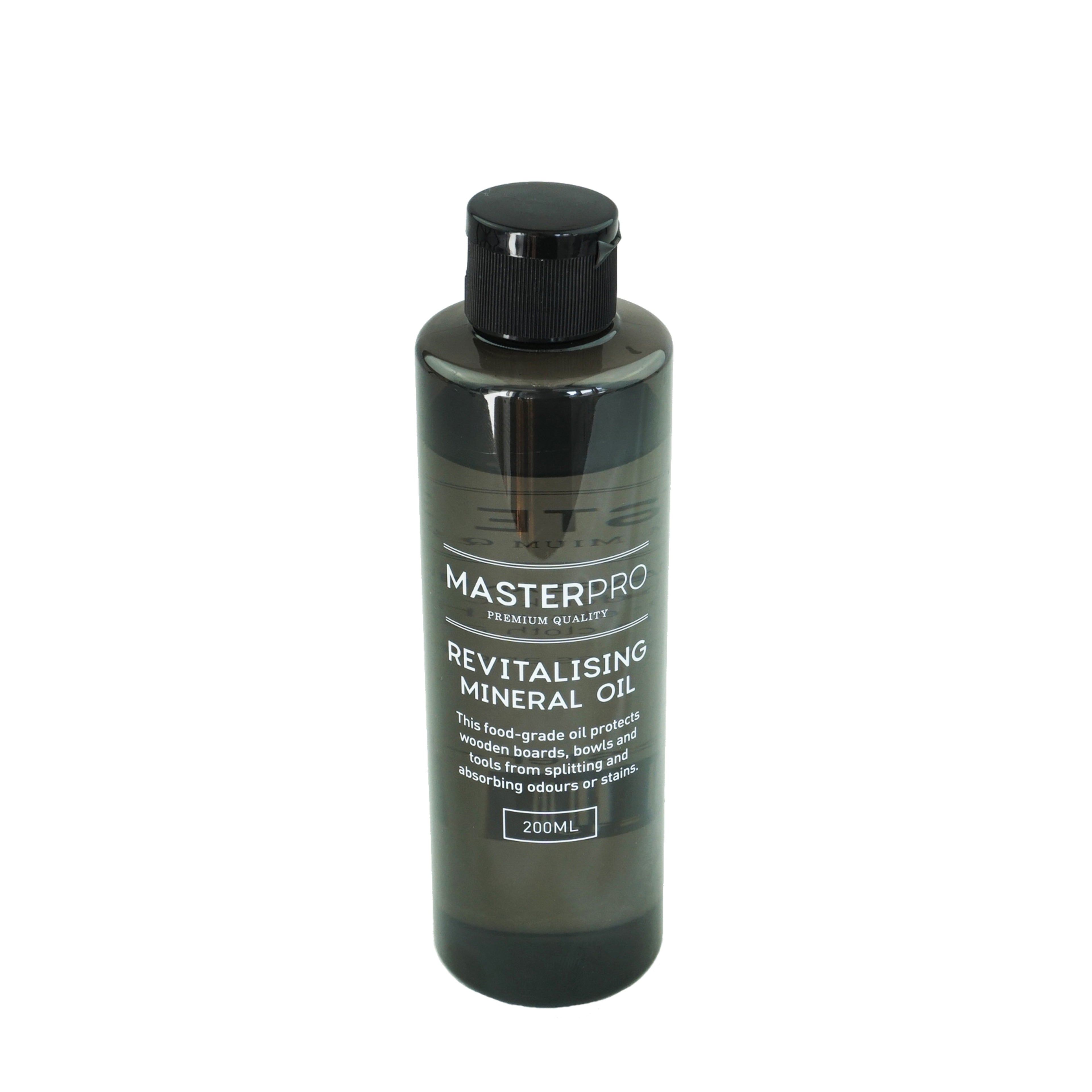 MasterPro Food Grade Revitalising Mineral Oil Clear & Black 200ml