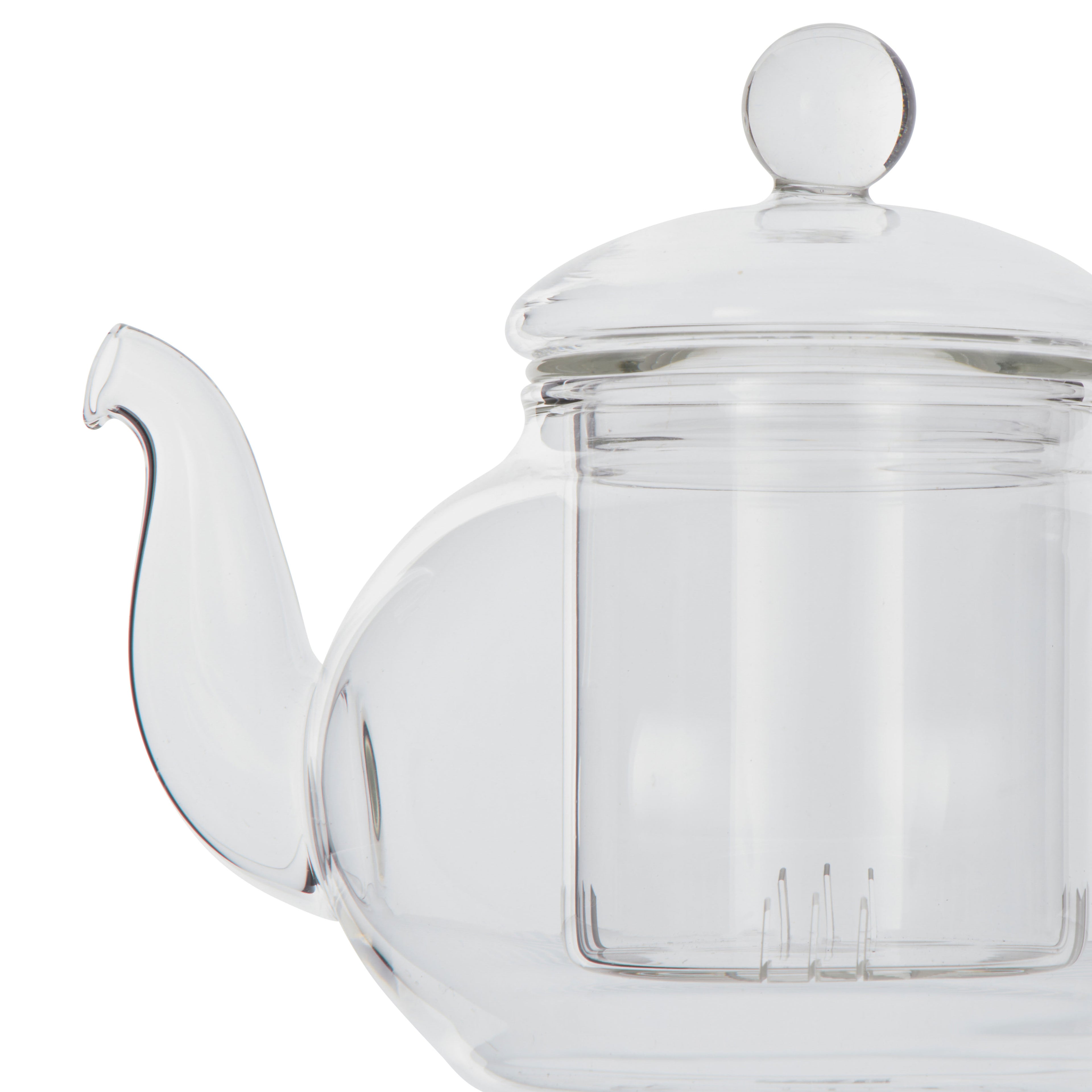Leaf & Bean Teapot with Glass Infuser Clear