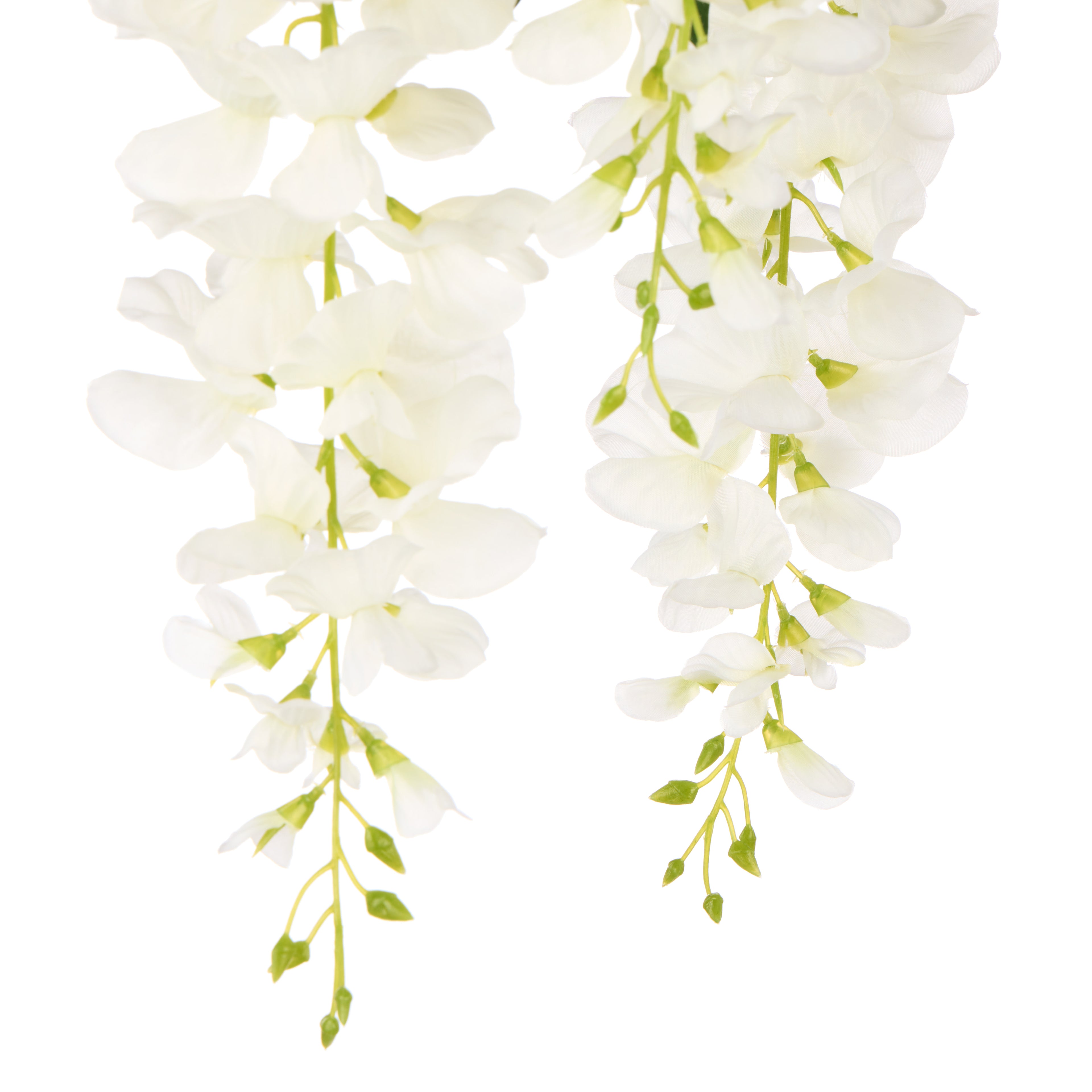 Faux Wisteria Spray | White - 130cm