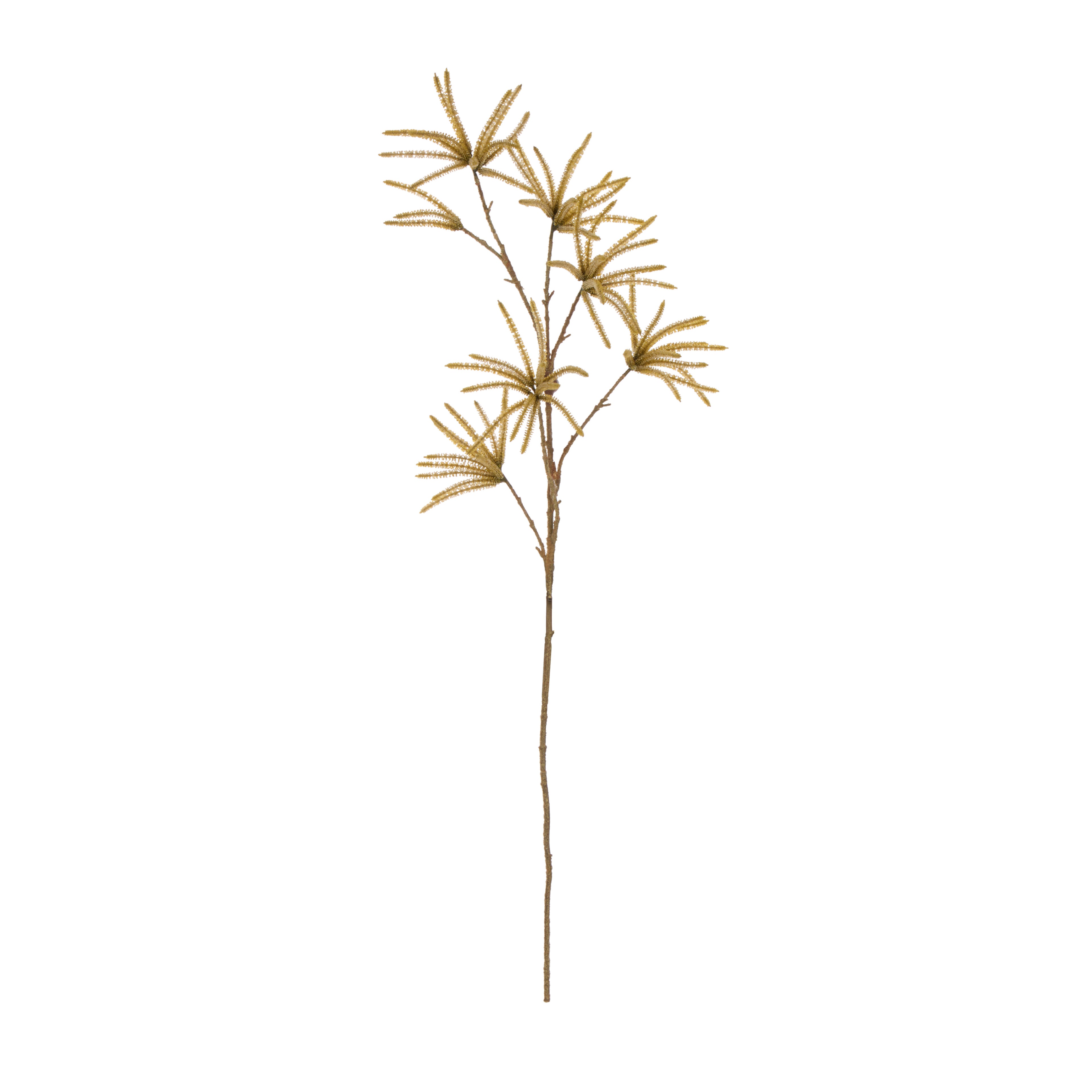 Faux Catkin Spray | Yellow - 89cm