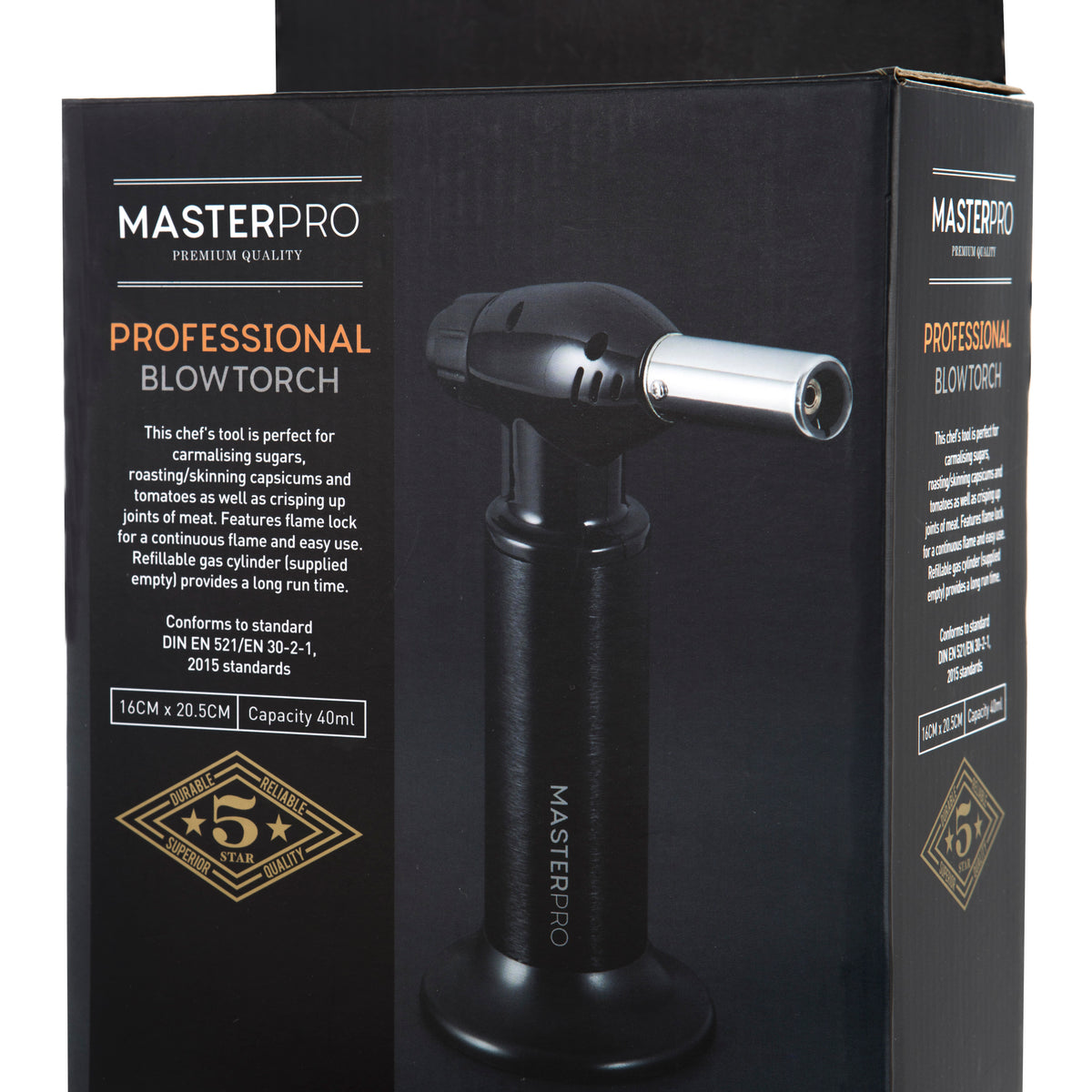 MasterPro Professional Blowtorch Silver & Black