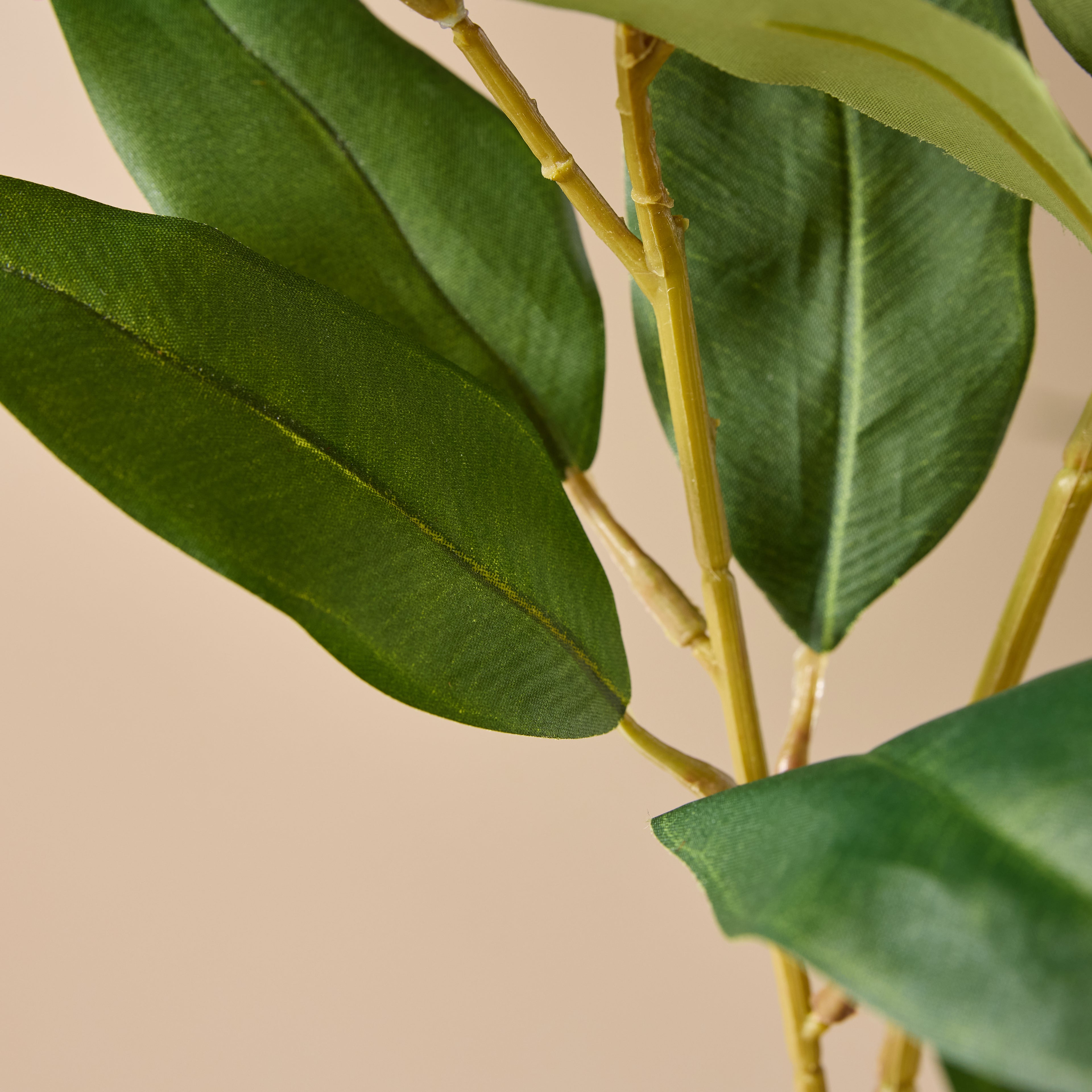 Faux Eucalyptus Flower Spray | Red - 62cm