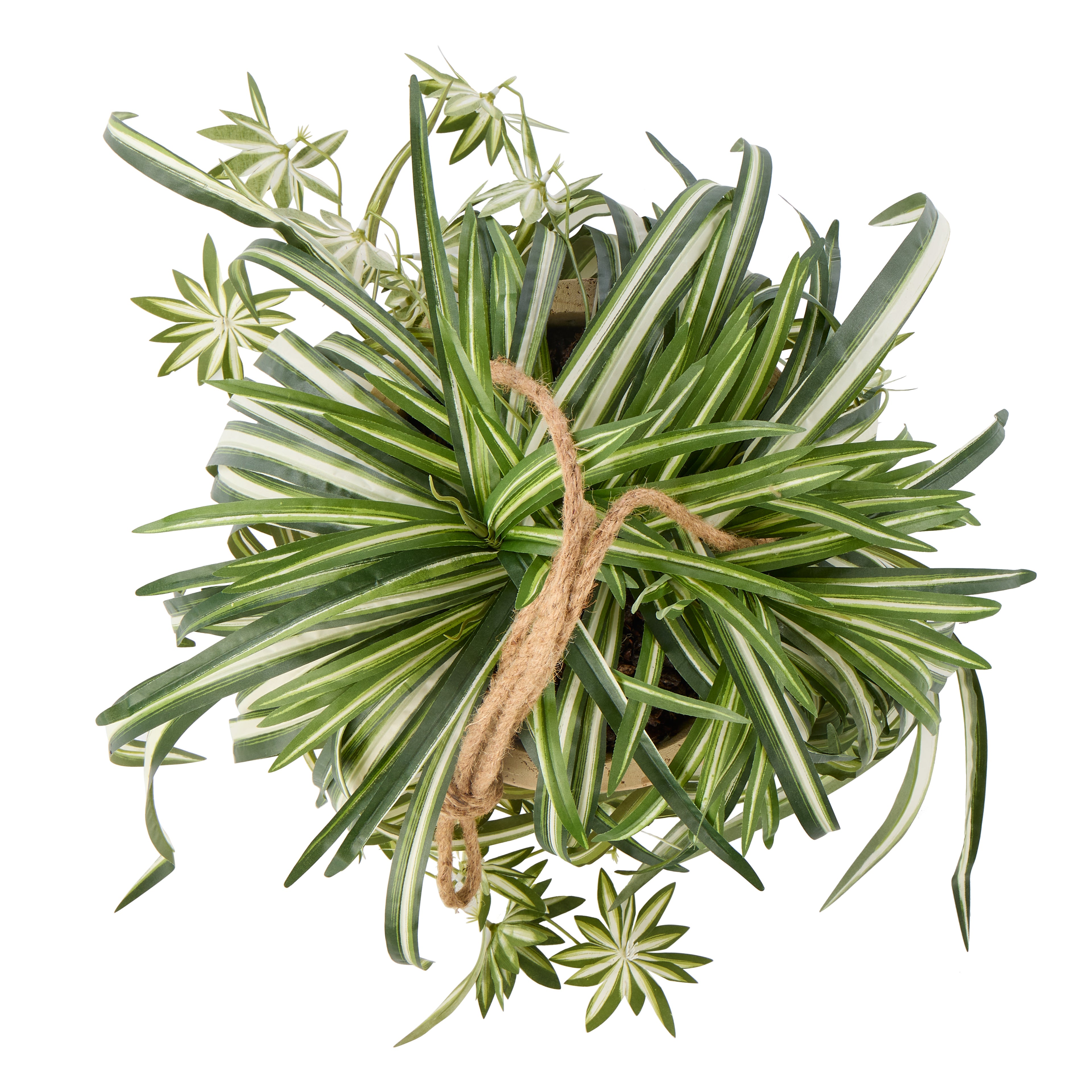 Faux Spider Plant - Dansk Hanging Bowl | 64cm