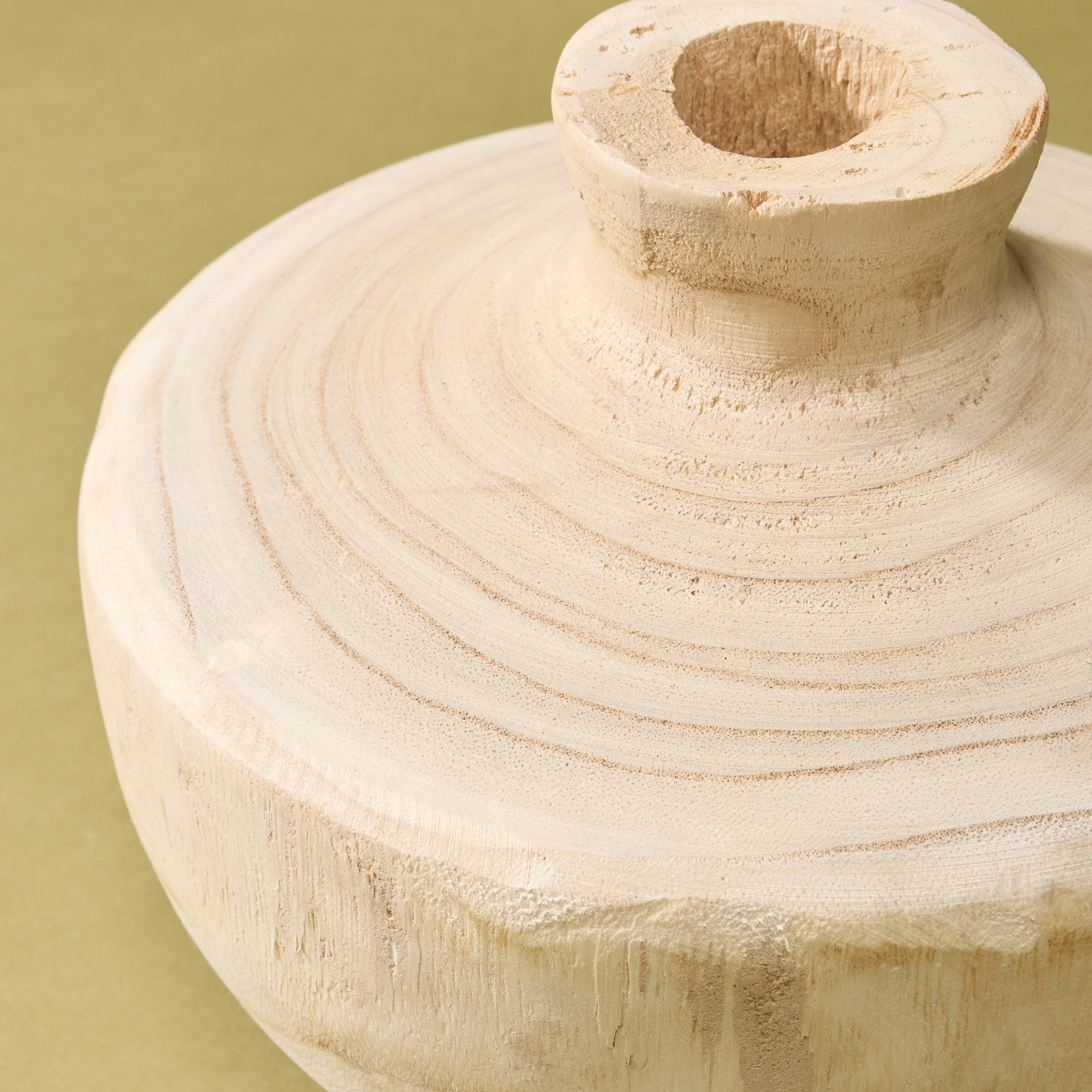 Evie Wooden Vase | 16.5cm