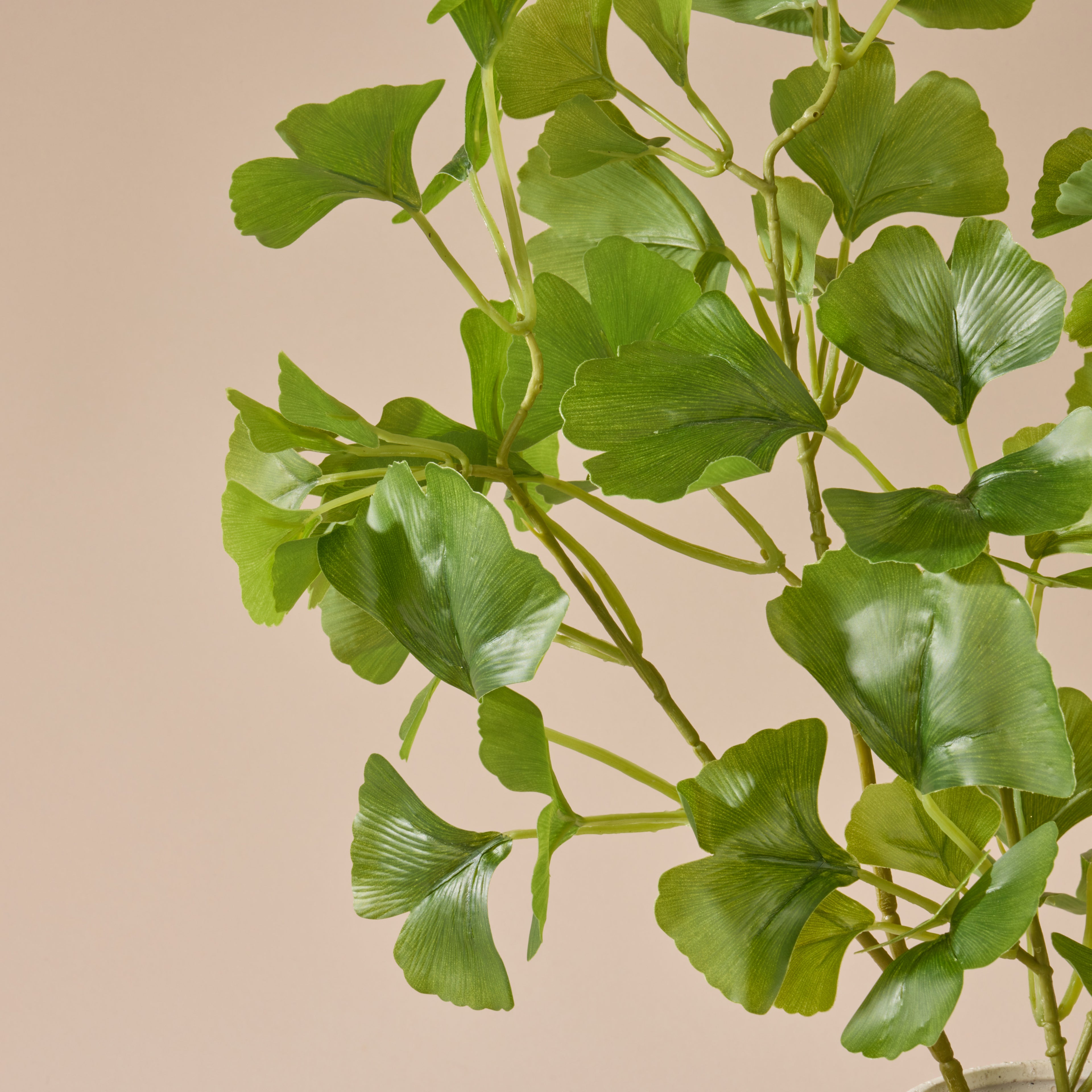 Faux Gingko Mix - Neven Vase | Green - 50cm