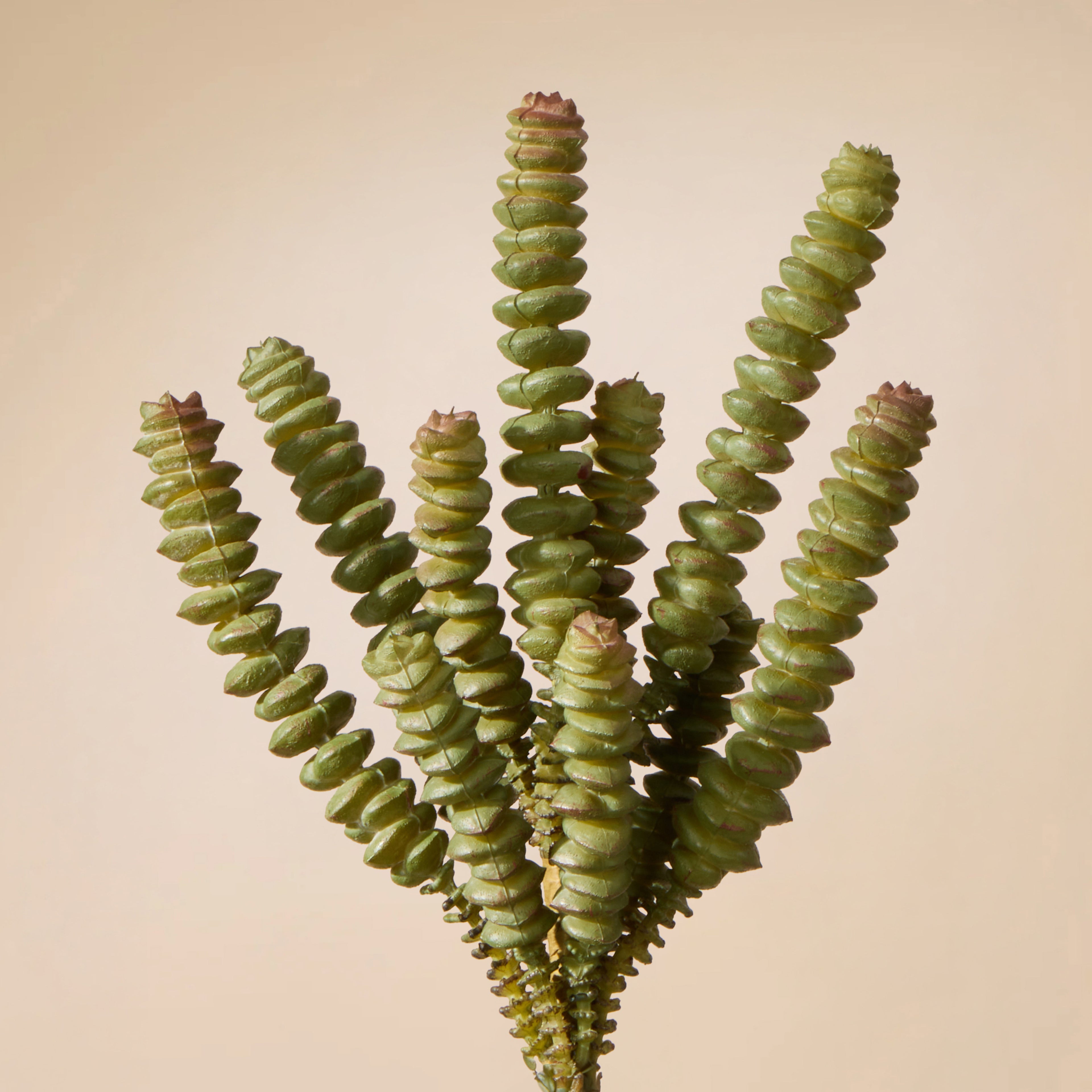 Faux Jade Necklace Spray | Green - 20cm