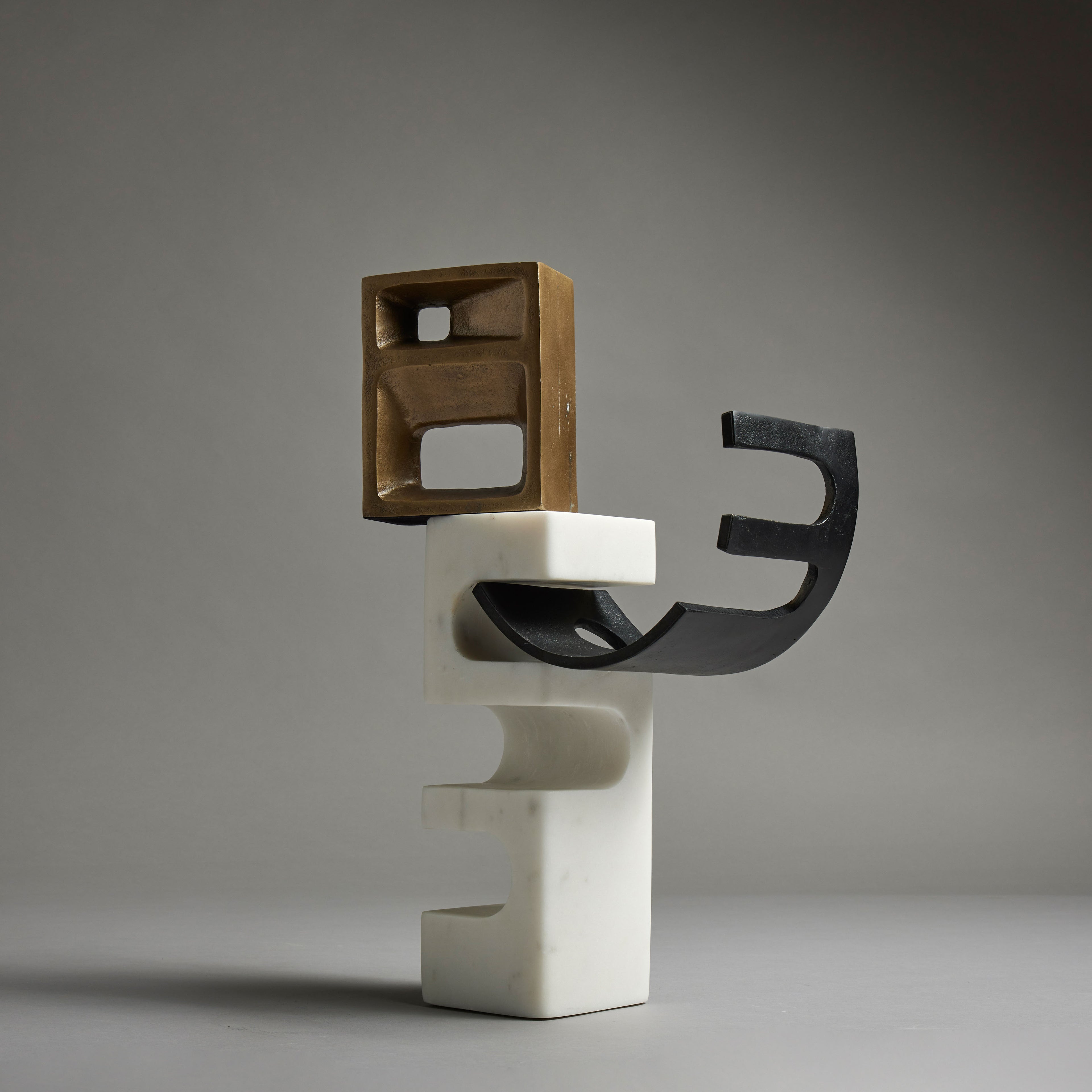 Grand Designs Oculus Forms Sculpture Antique Brass