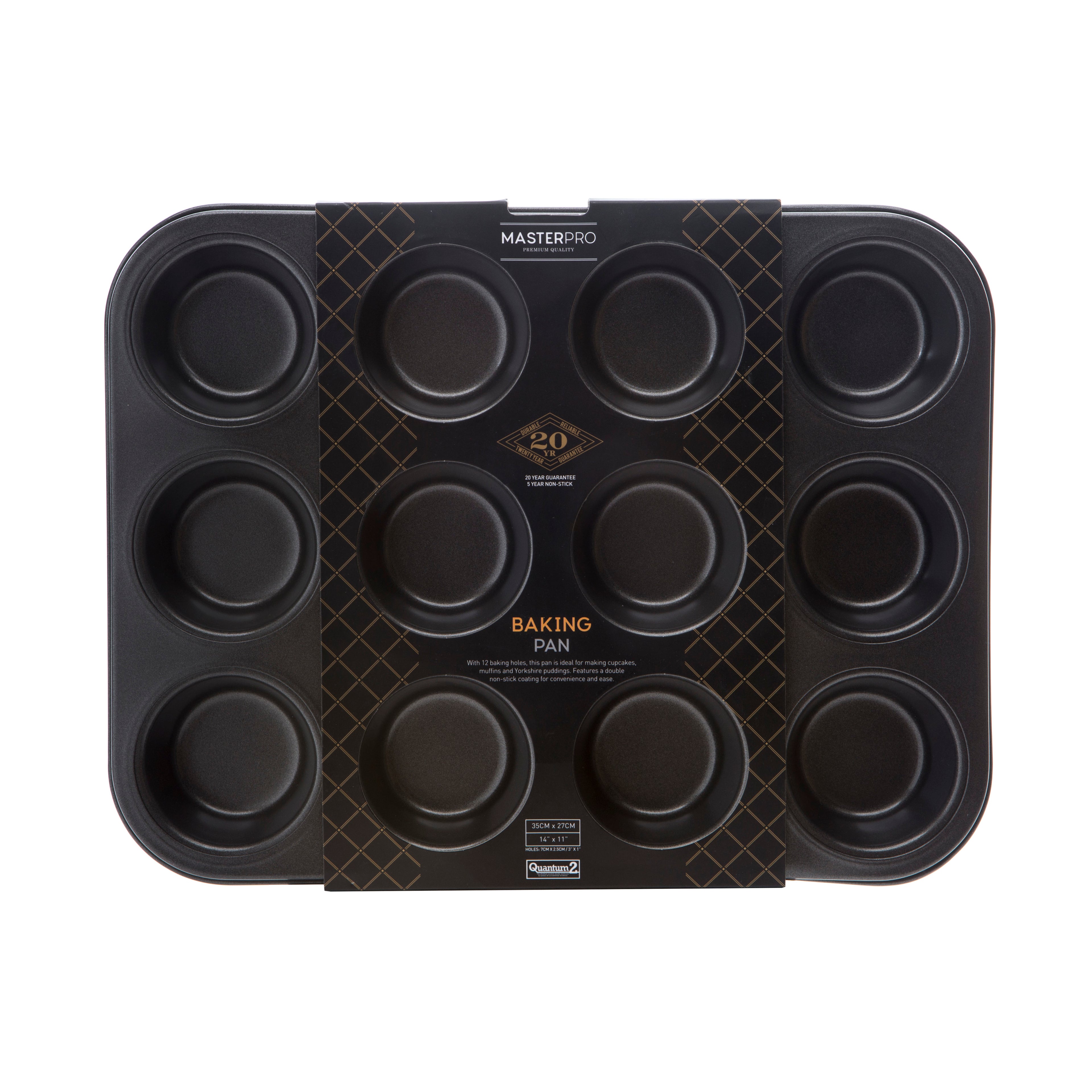 MasterPro Non-Stick 12 Cup Muffin/Cupcake Pan