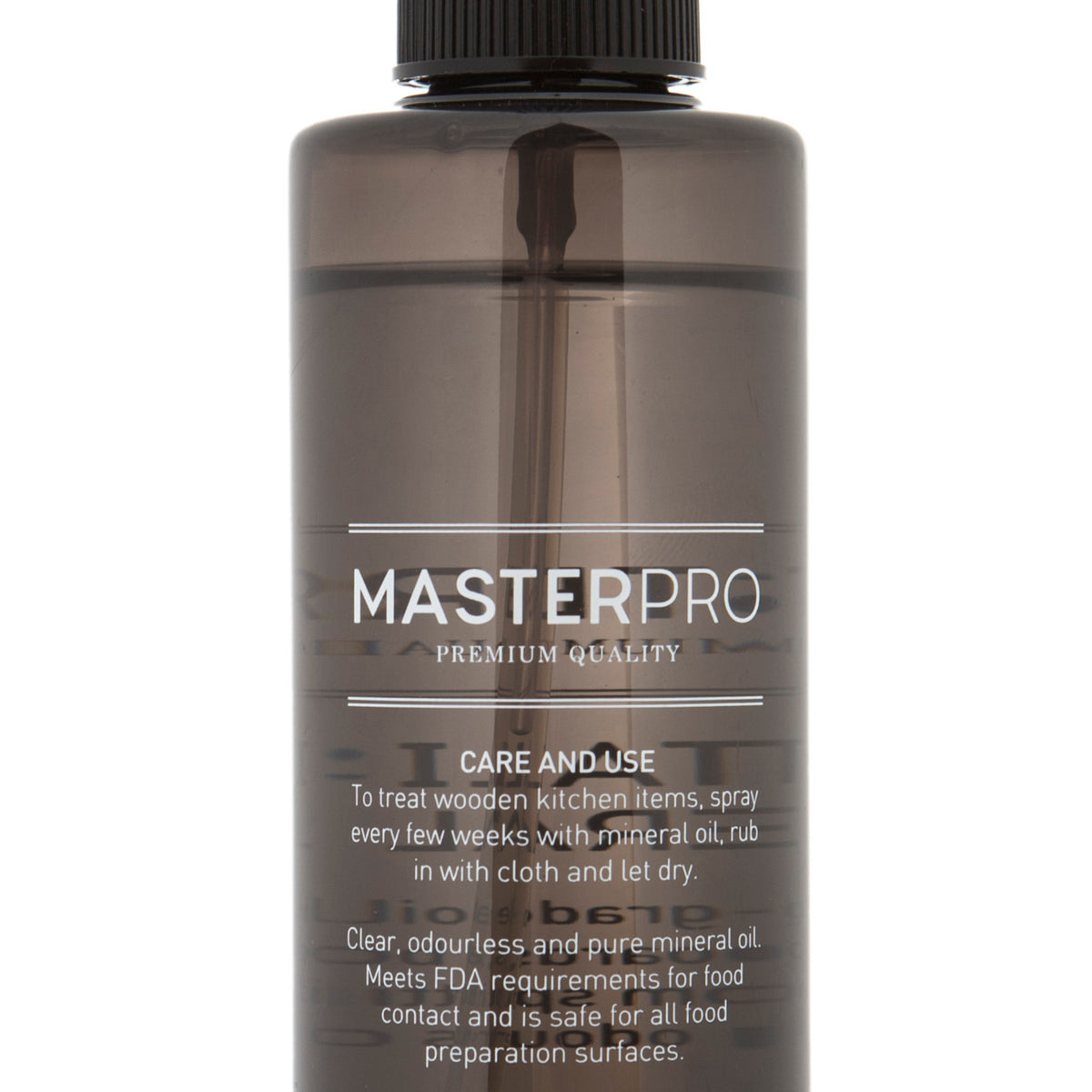 MasterPro Food Grade Revitalising Mineral Oil Clear & Black 200ml