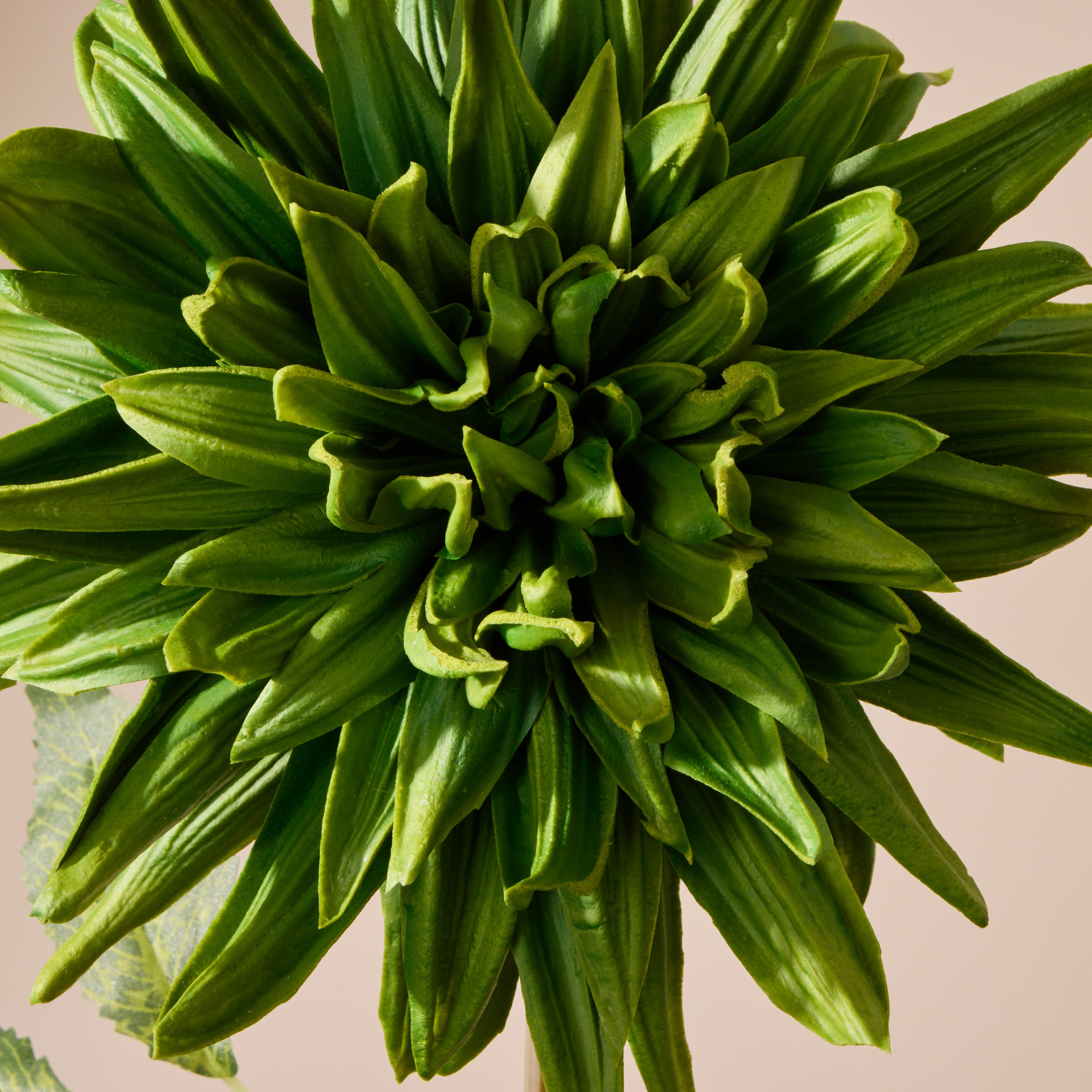 Faux Dahlia Stem | Green - 88cm