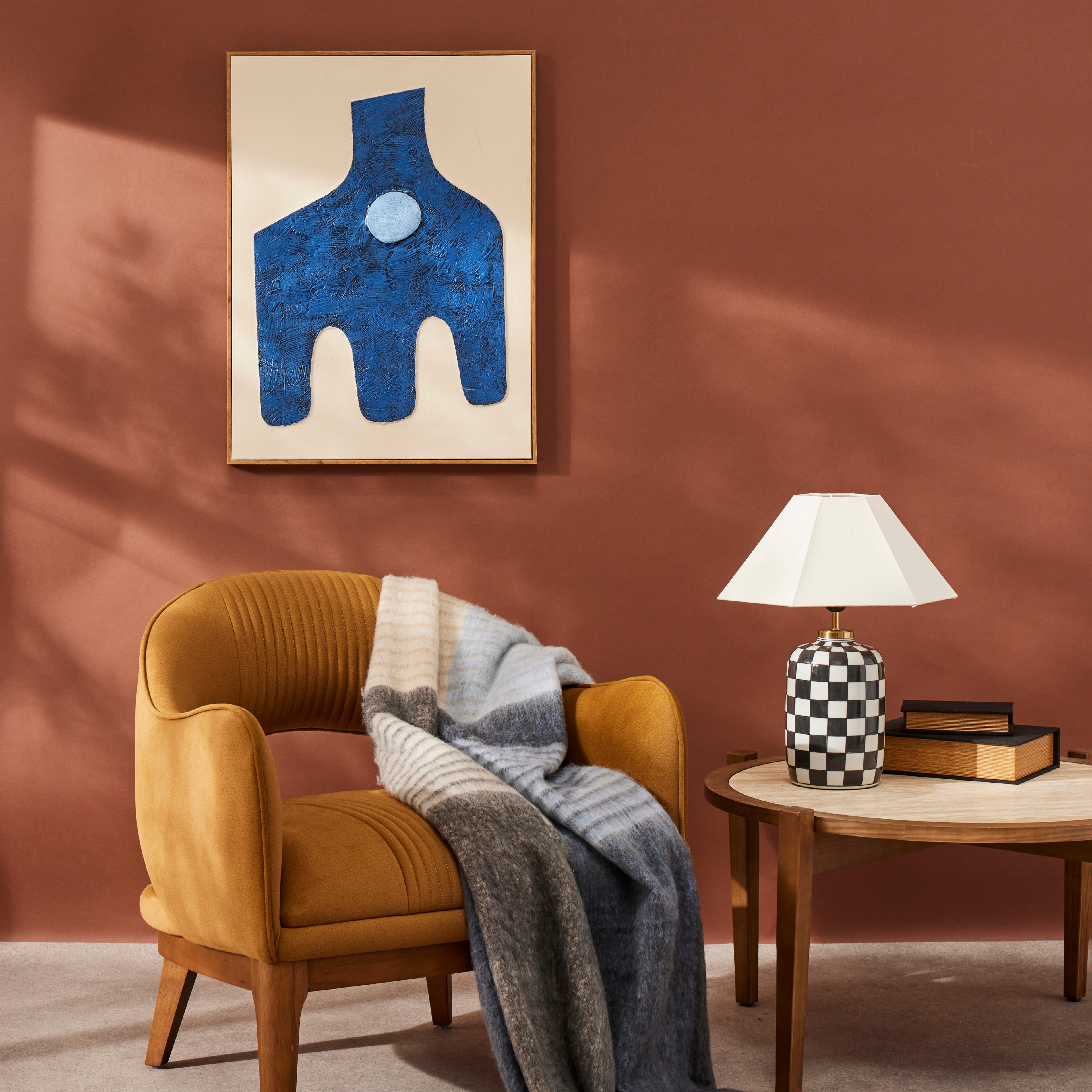 Academy Haynes Table Lamp Multi-Coloured