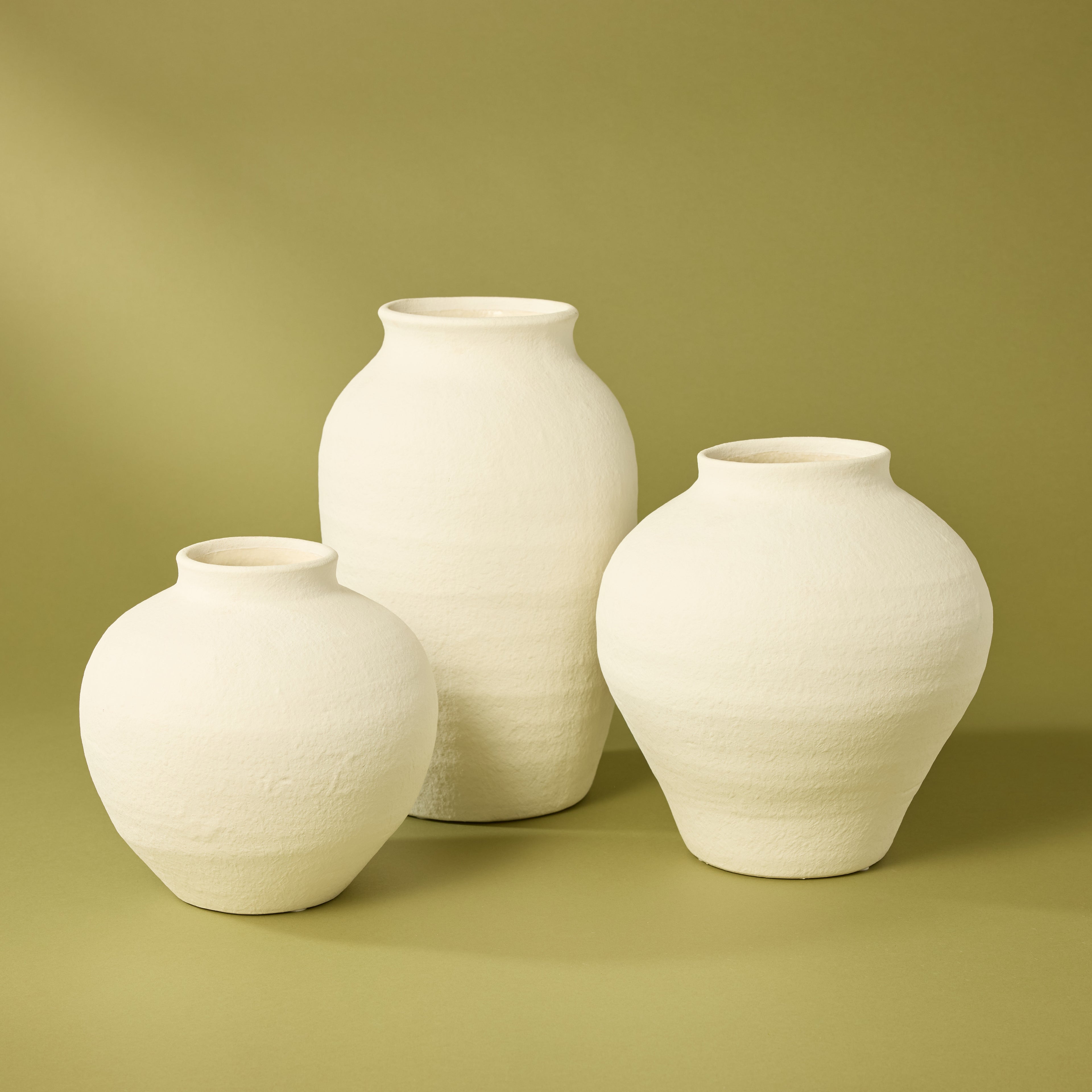 Kamari Vase | White - 21cm