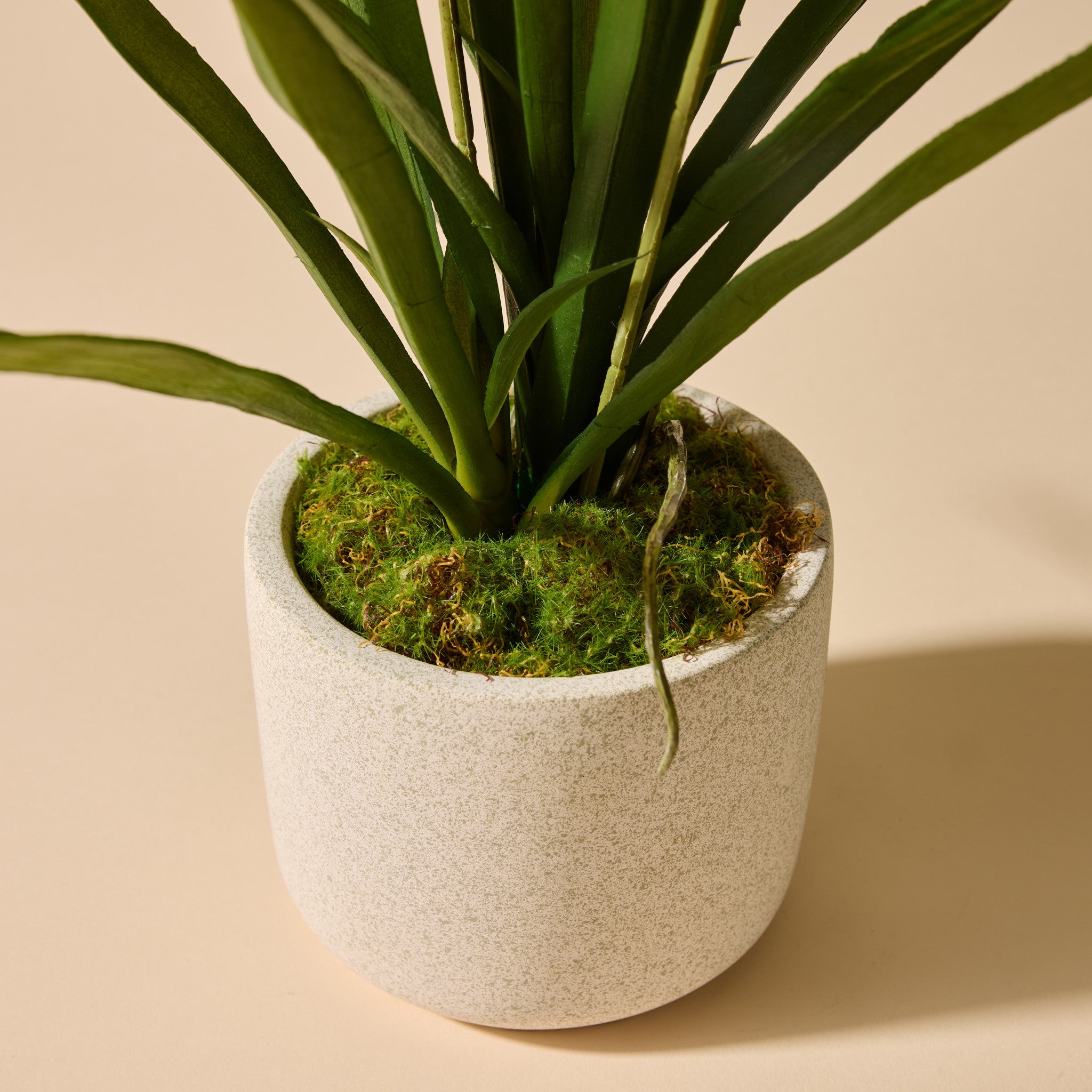 Faux Dancing Orchid Pot | Yellow - 58cm