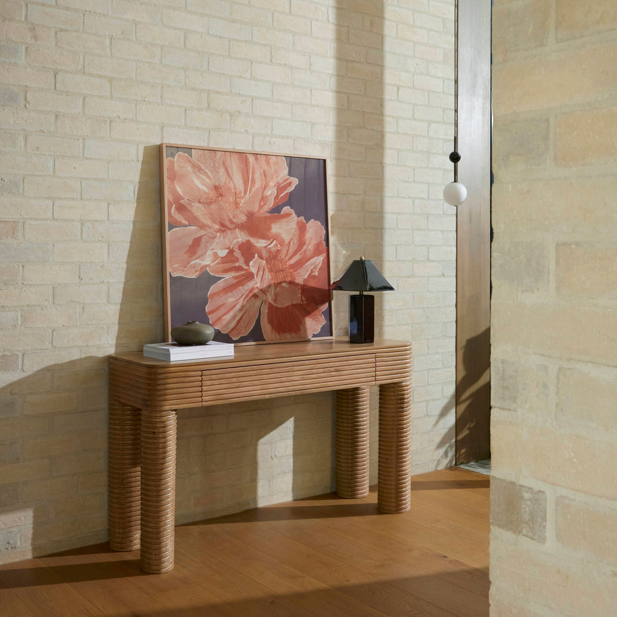 Amalfi Kairo Table Lamp Brown