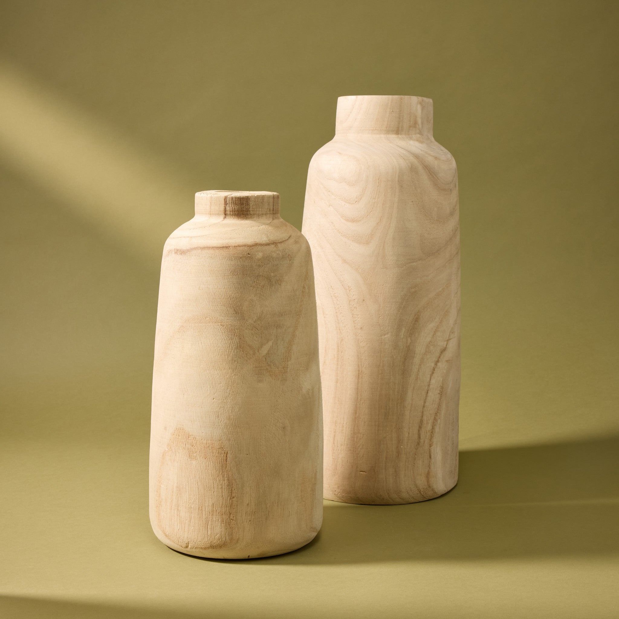 Dansk Wooden Vase | 36cm