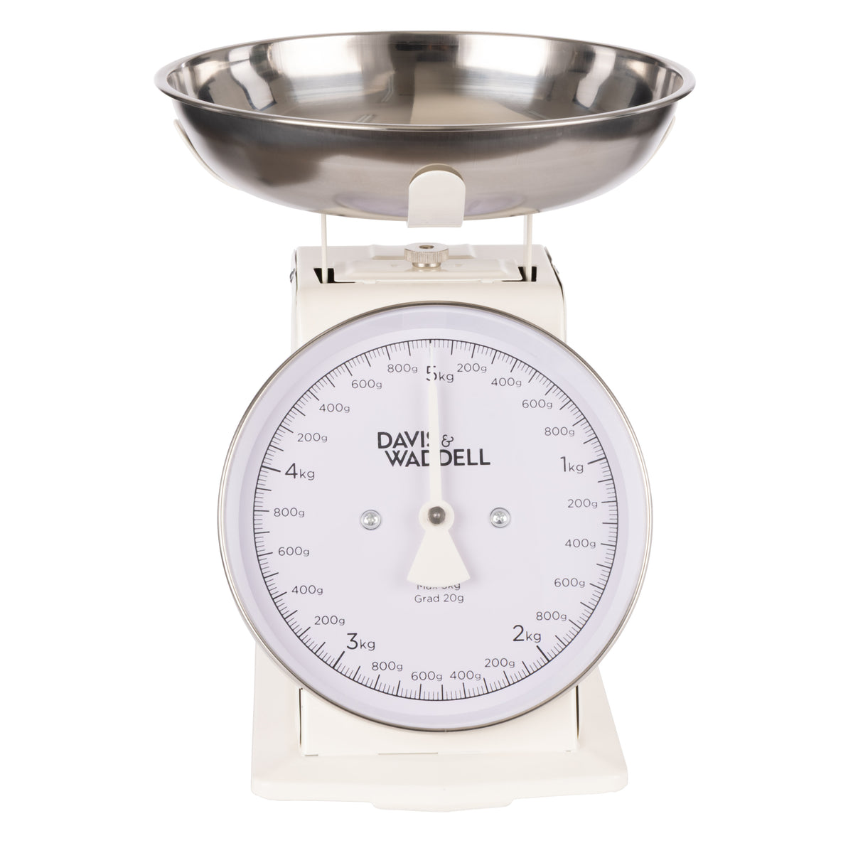 Davis & Waddell Newbury Mechanical Timer and Scale 2pcs Set Cream