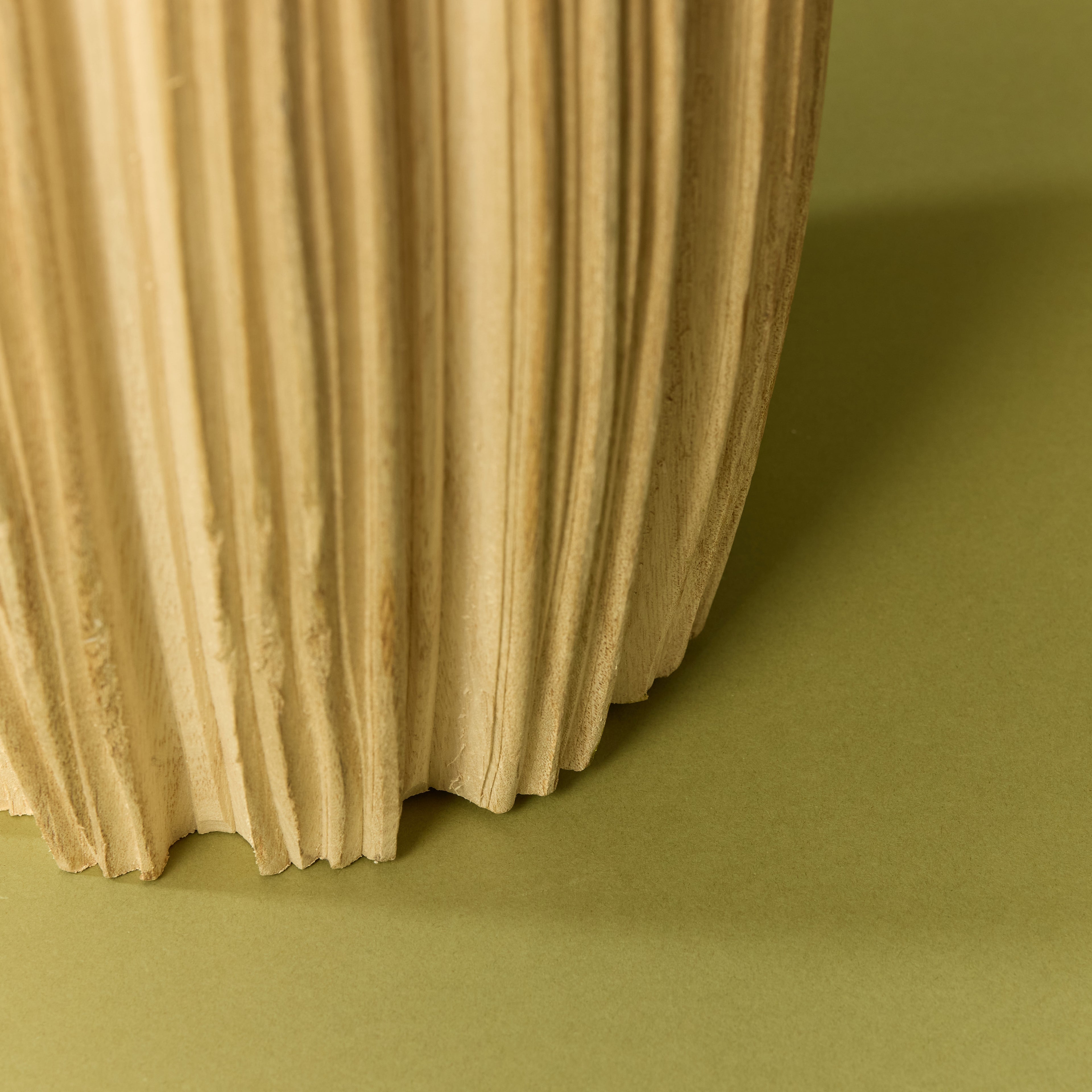 Dansk Ribbed Vase| Natural - 37cm