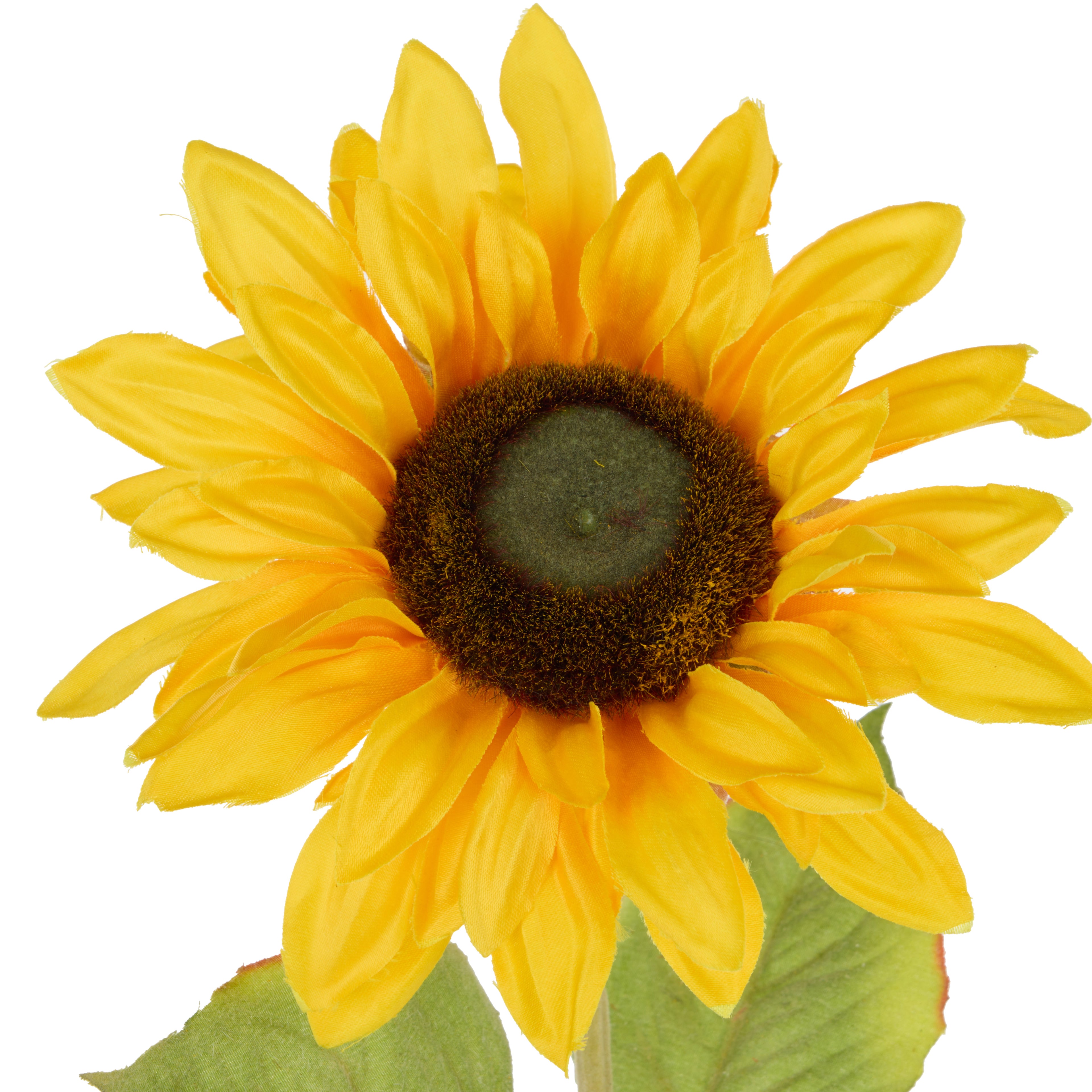 Faux Sunflower Stem | Yellow - 65cm
