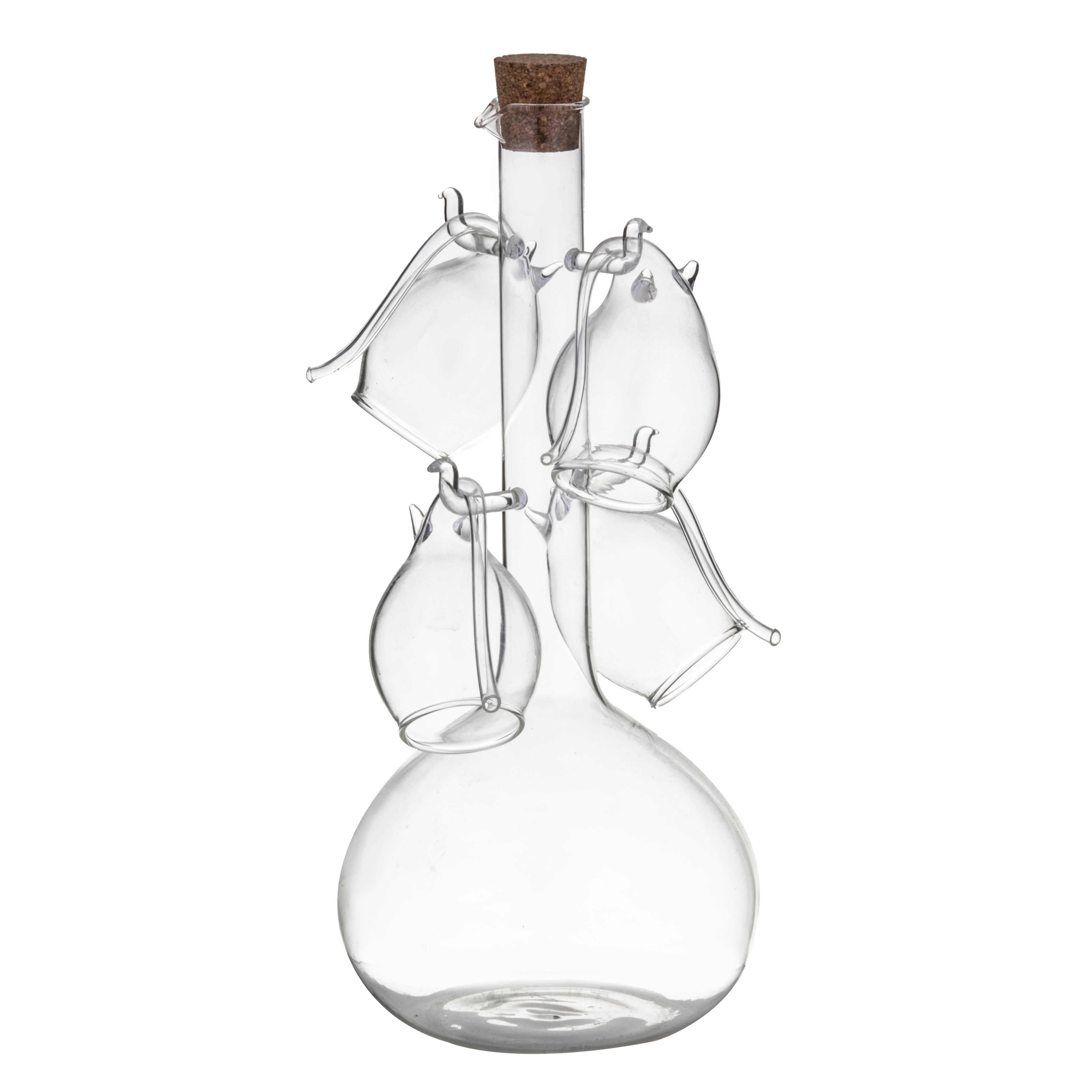 Davis & Waddell Fine Foods Port Flask & Sippers 5pcs Set