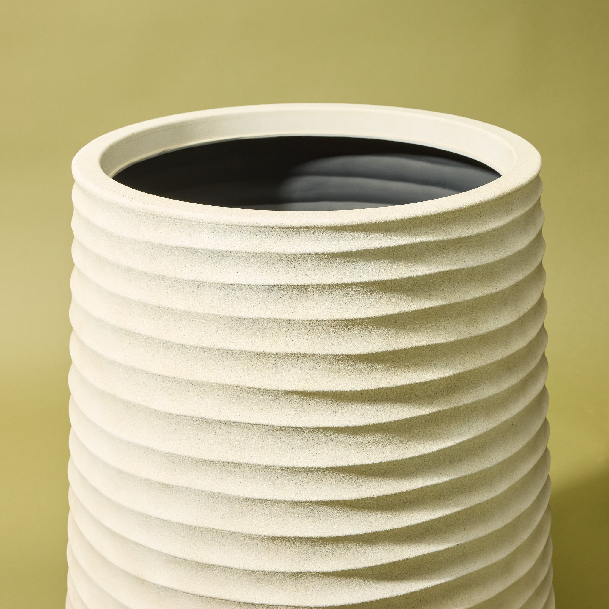 Ryker Tall Stonelite Planter - Set of 2 | Beige