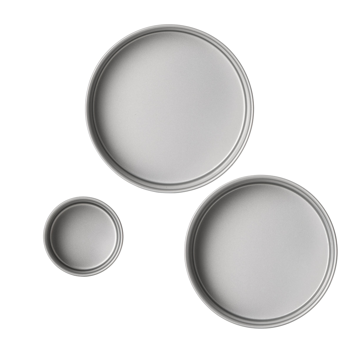 Davis & Waddell Non-Stick Round Cake Pan 3pcs Set Cream