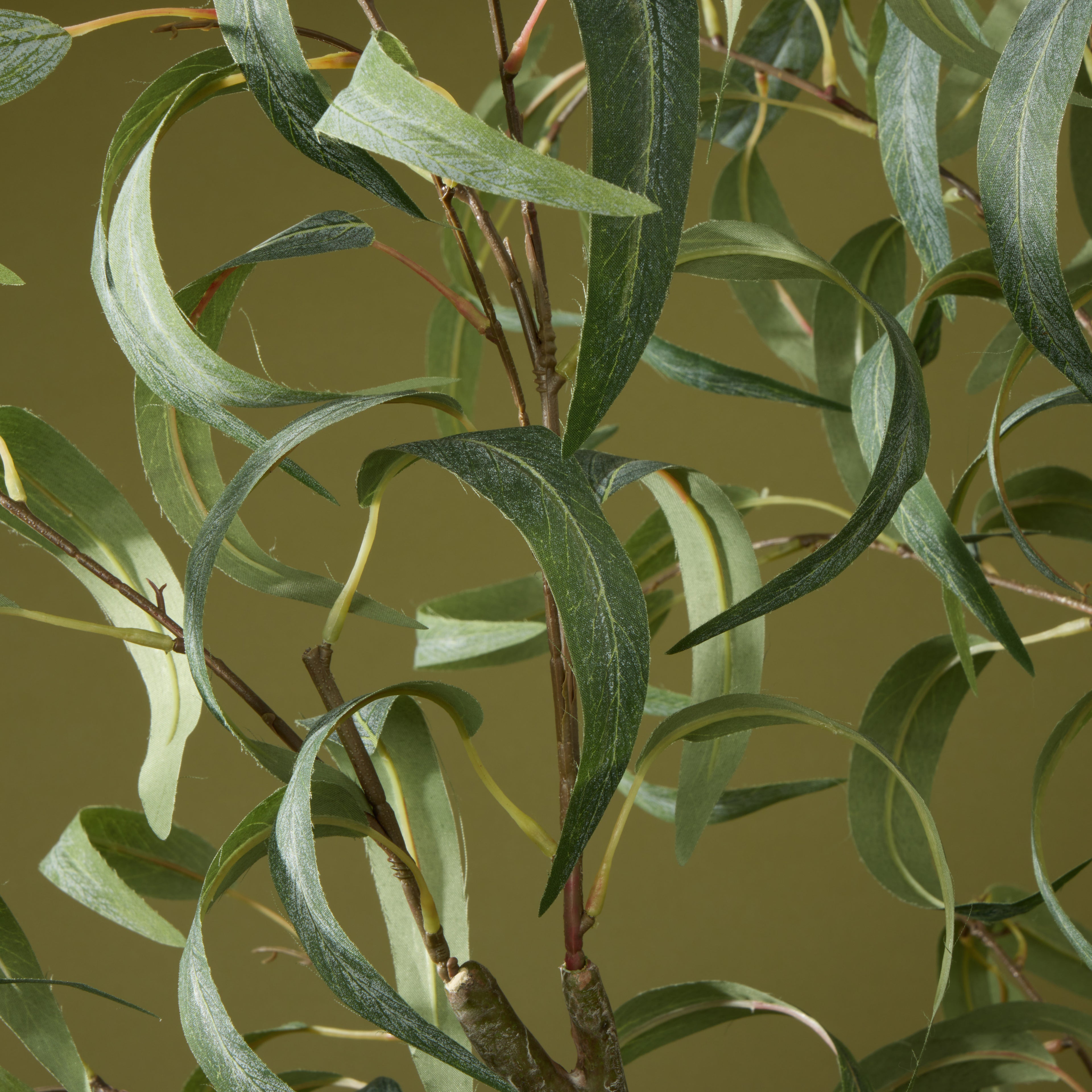 Faux Eucalyptus Tree - Vienna Planter Set of 3 | White