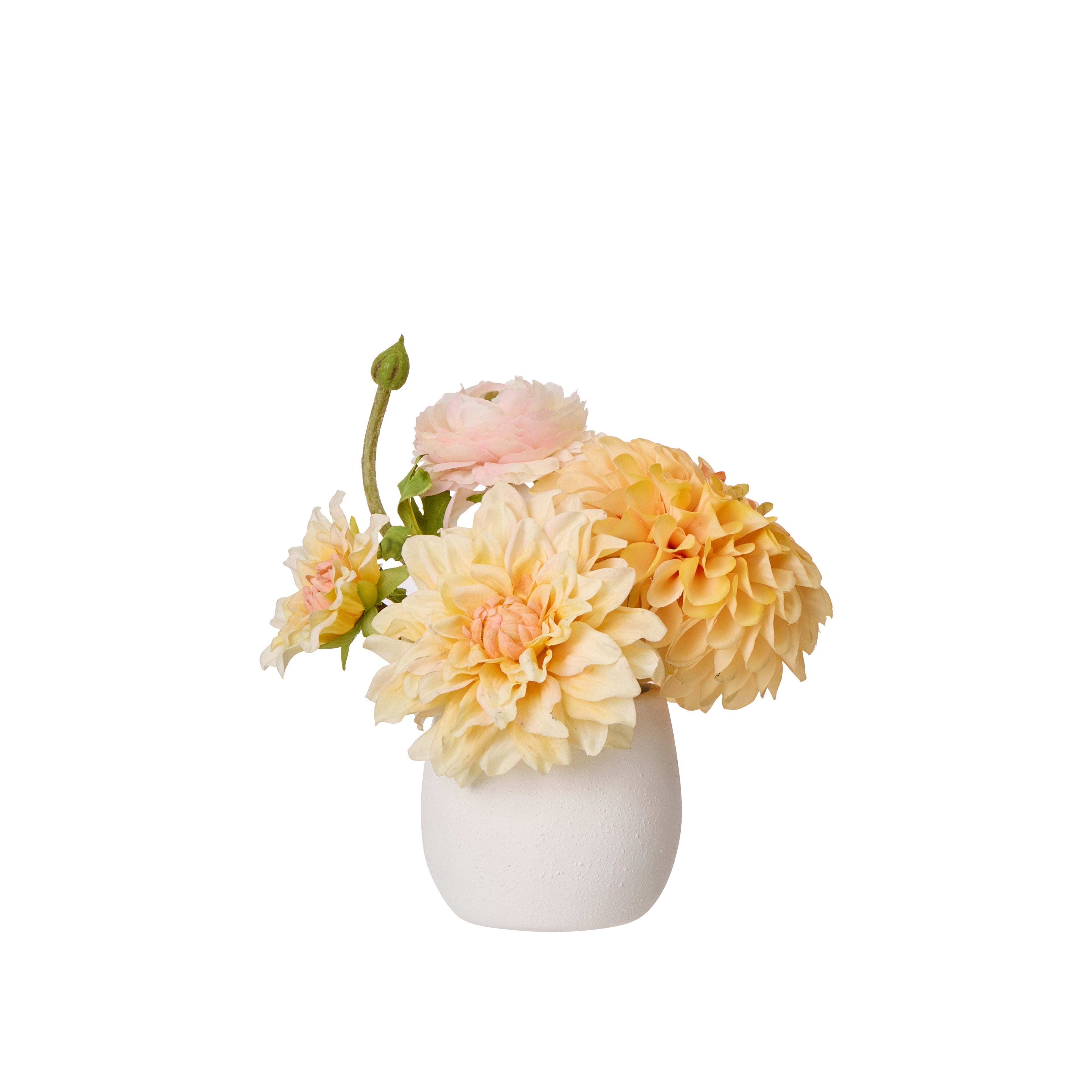 Faux Cosmos Ranununculus Mix - Tub | Pink - 24cm