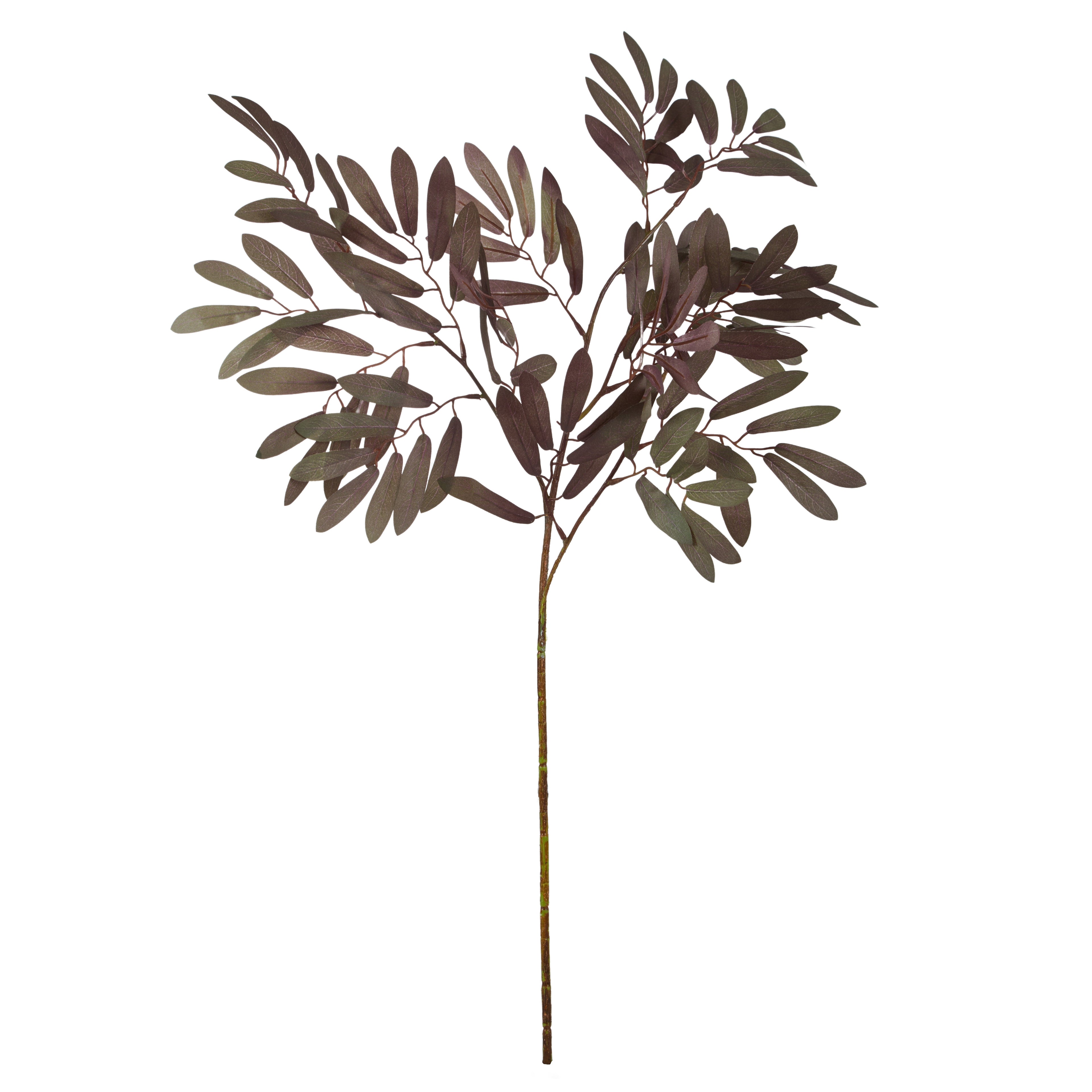 Faux Mini Leaf Spray | Burgundy - 78cm
