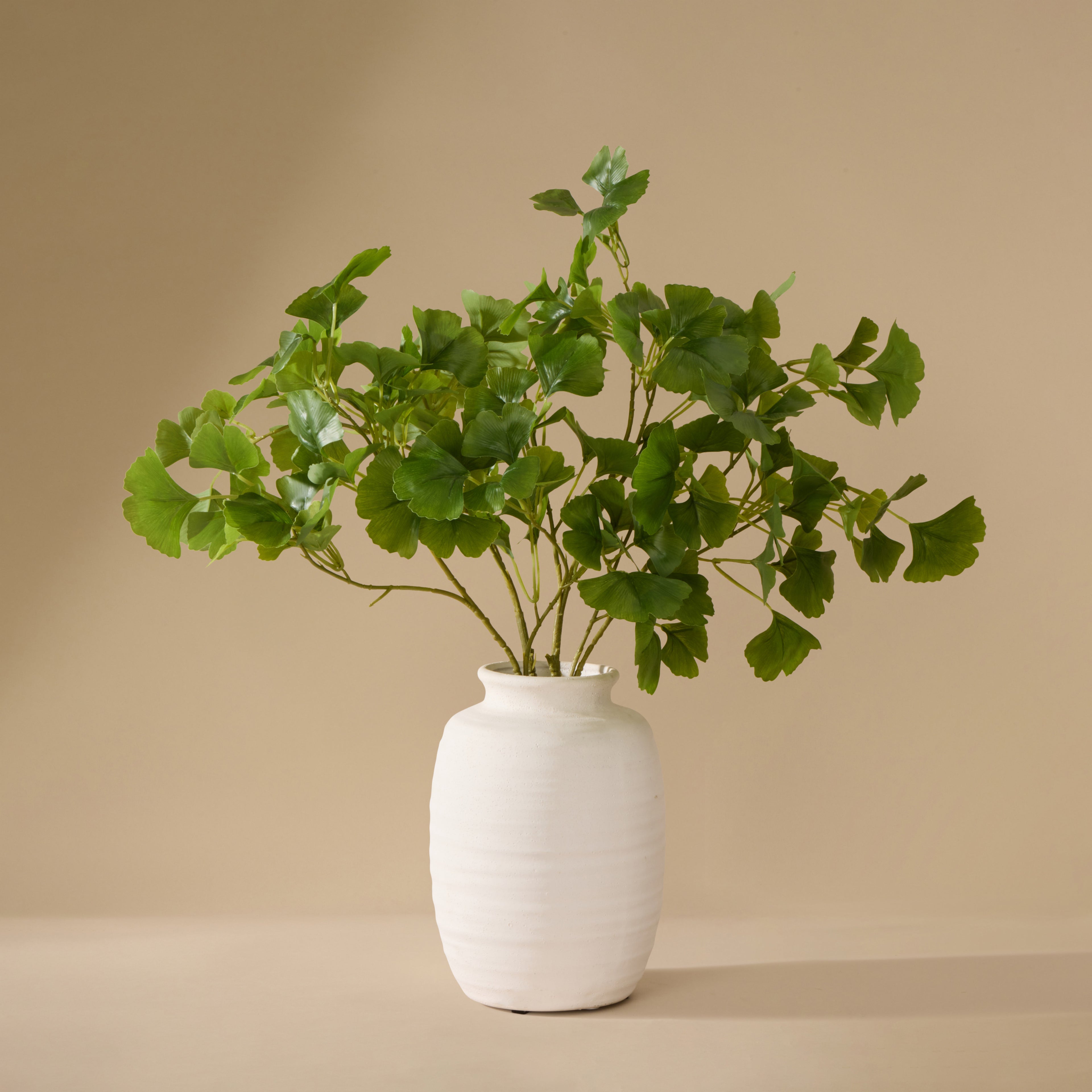 Faux Gingko Mix - Neven Vase | Green - 73cm